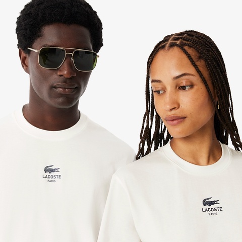 スモールパリロゴクルーネックTシャツ