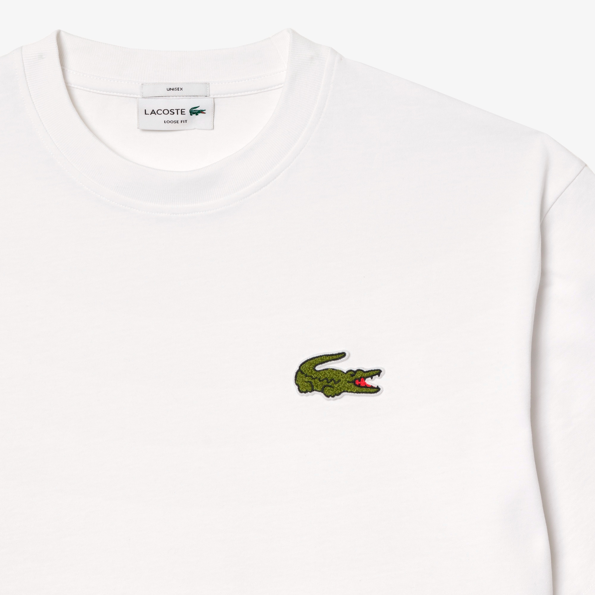 シェニールワニロゴルーズフィットTシャツ