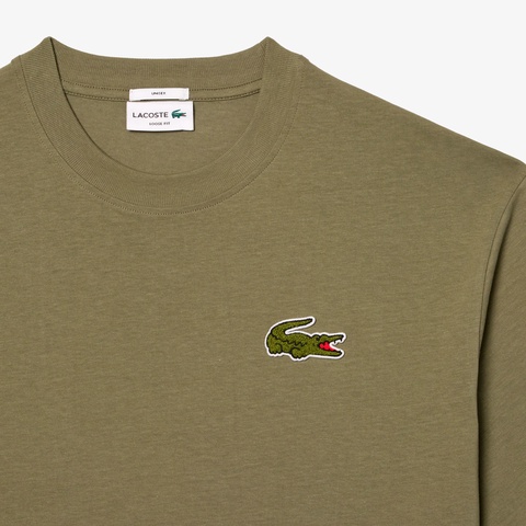 シェニールワニロゴルーズフィットTシャツ