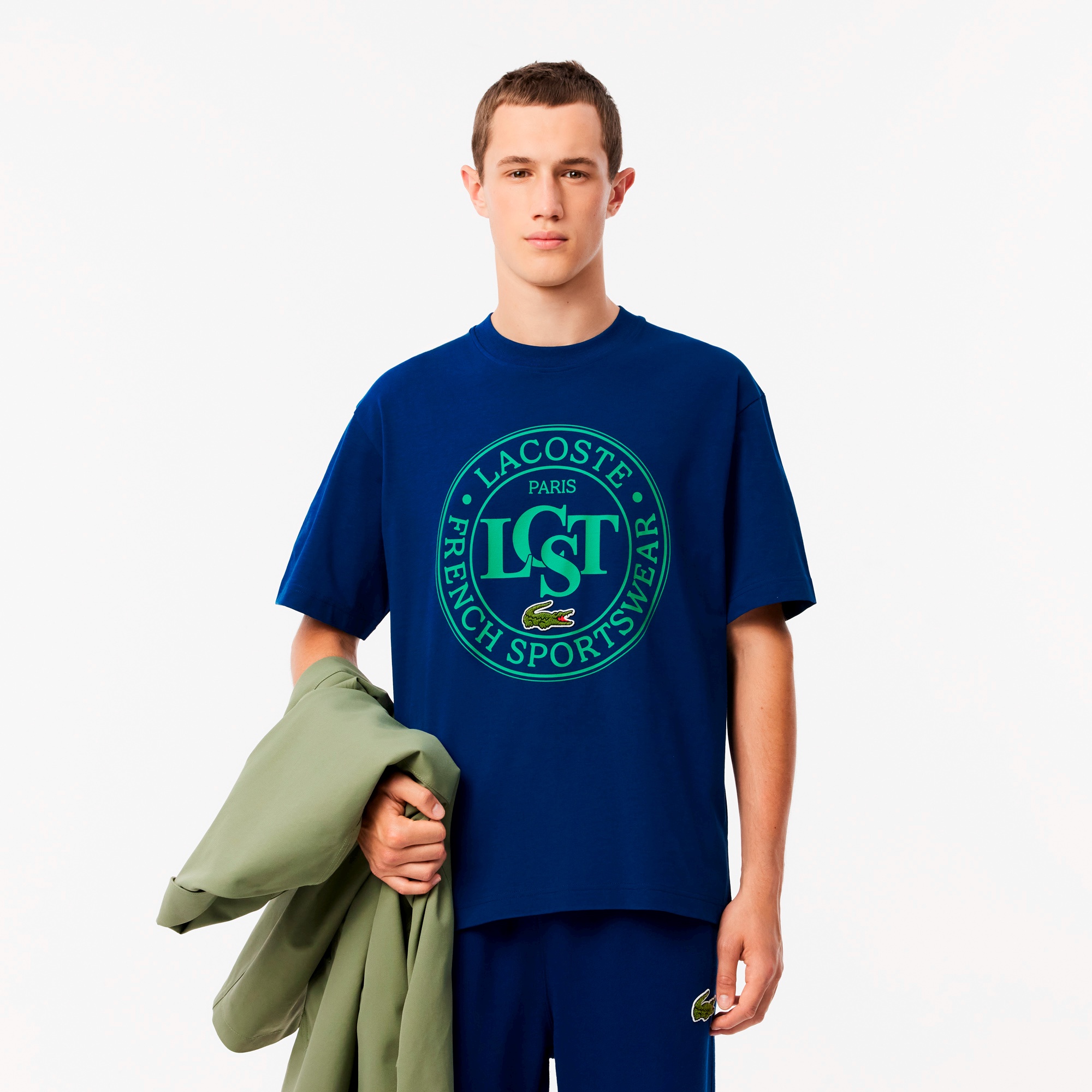 サークルグラフィックTシャツ