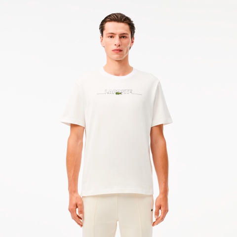 フランスメイドブランドネームロゴステッチTシャツ