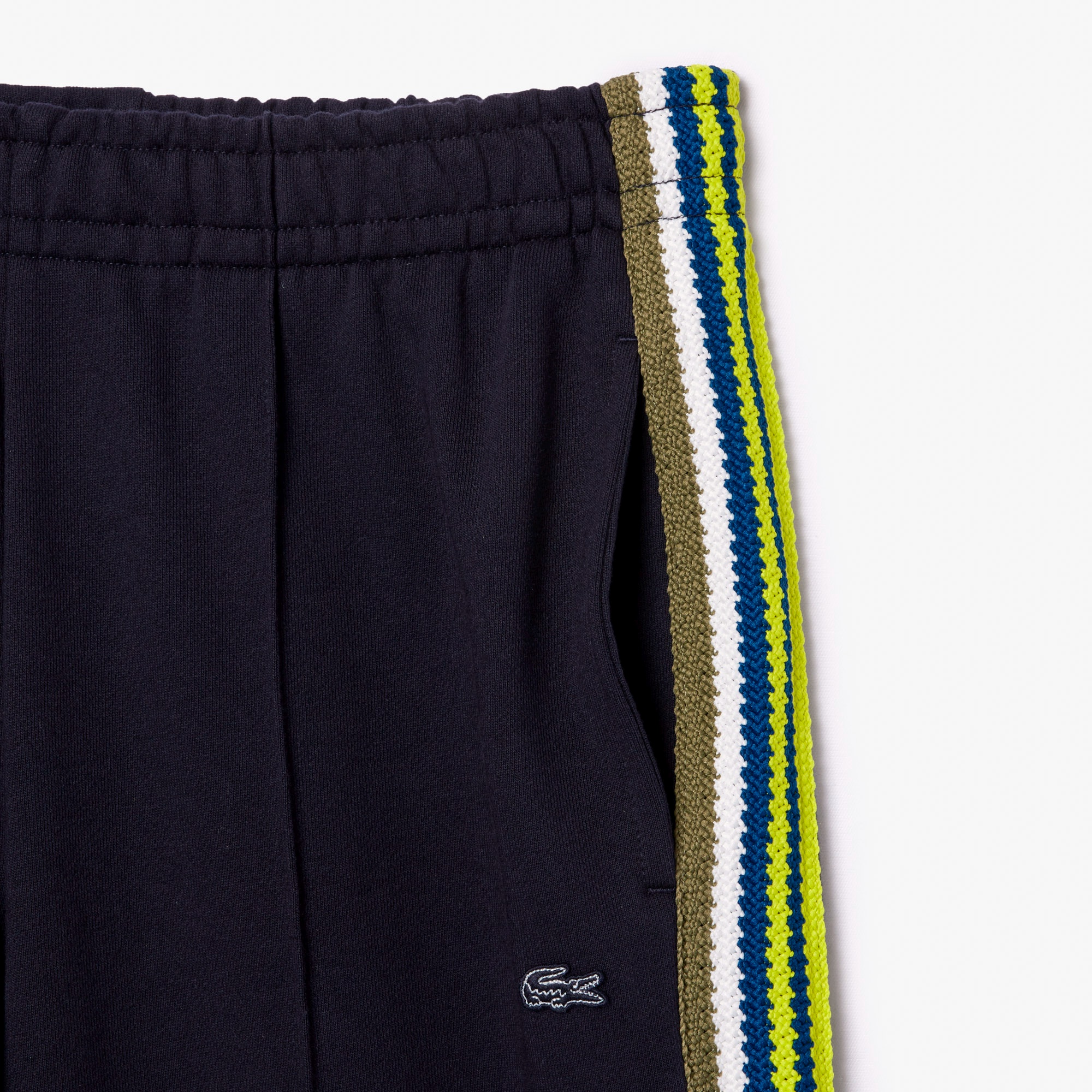 サイドニットテーピングフレアトラックパンツ