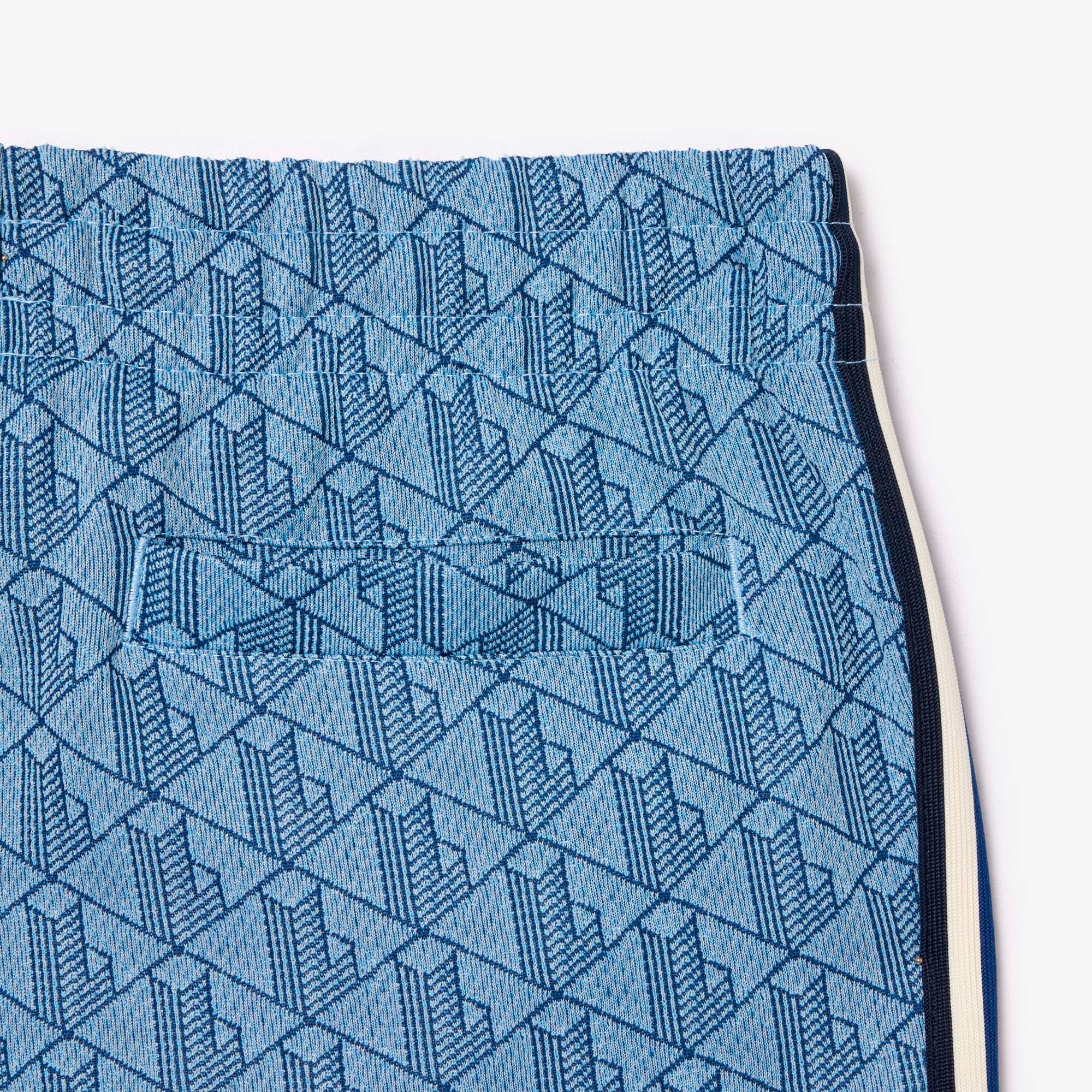 サイドテーピングモノグラムジャカードトラックパンツ