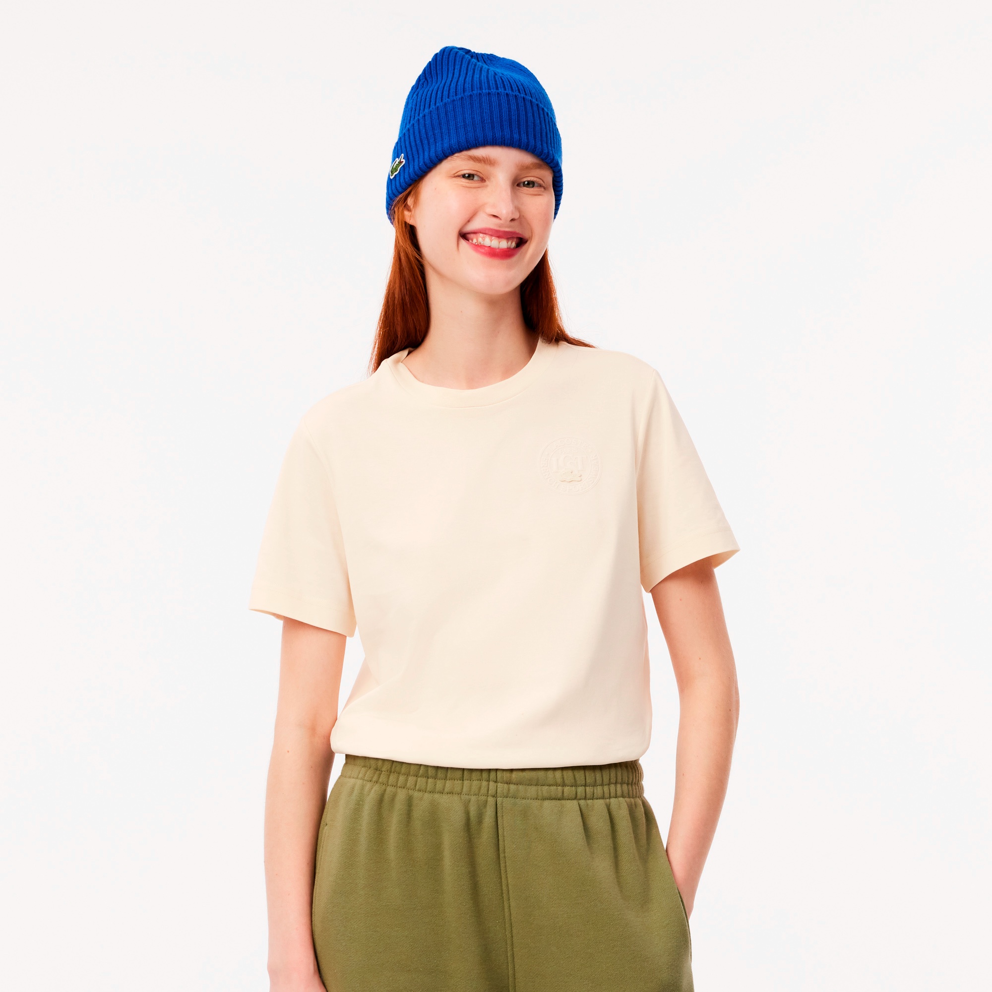 3DサークルロゴプリントTシャツ