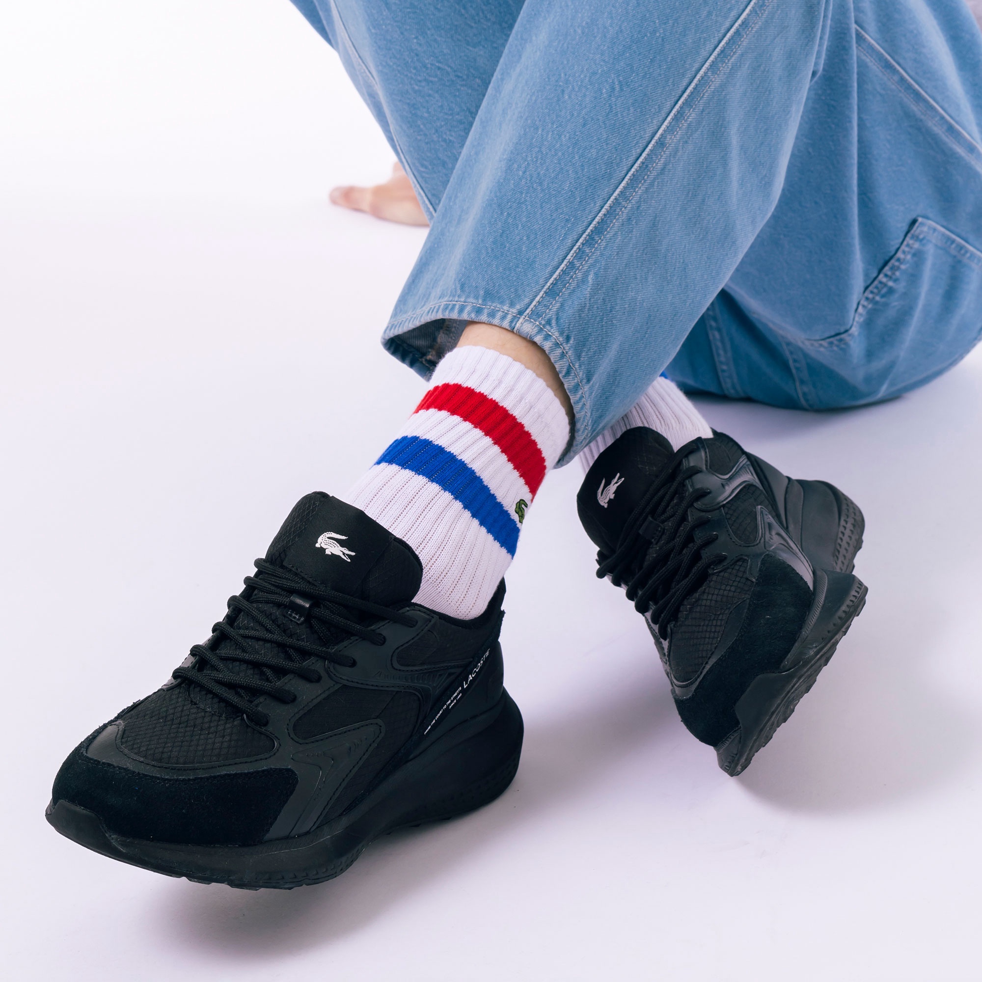 バイカラーボーダーアメリブソックス