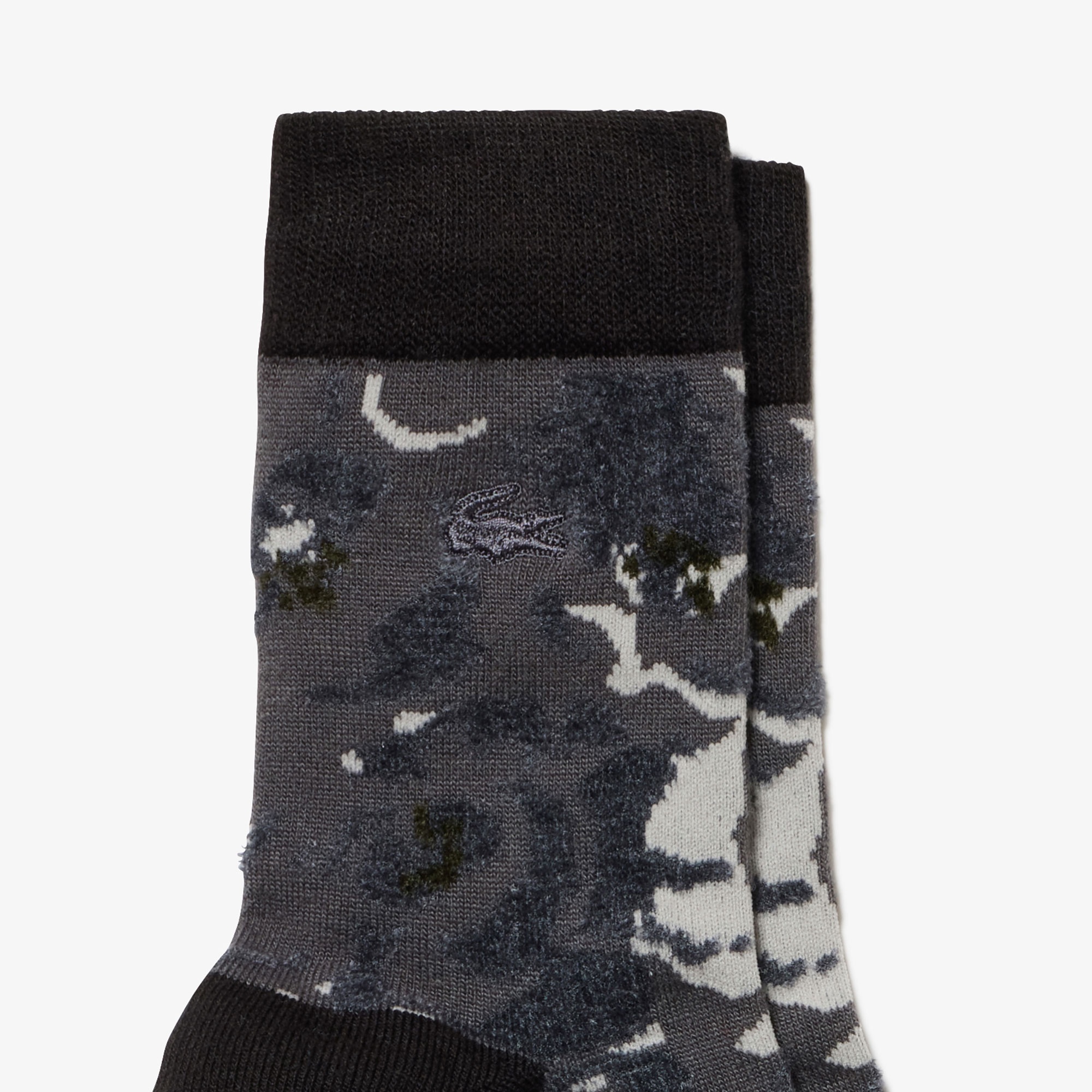 フラワージャカードニットソックス