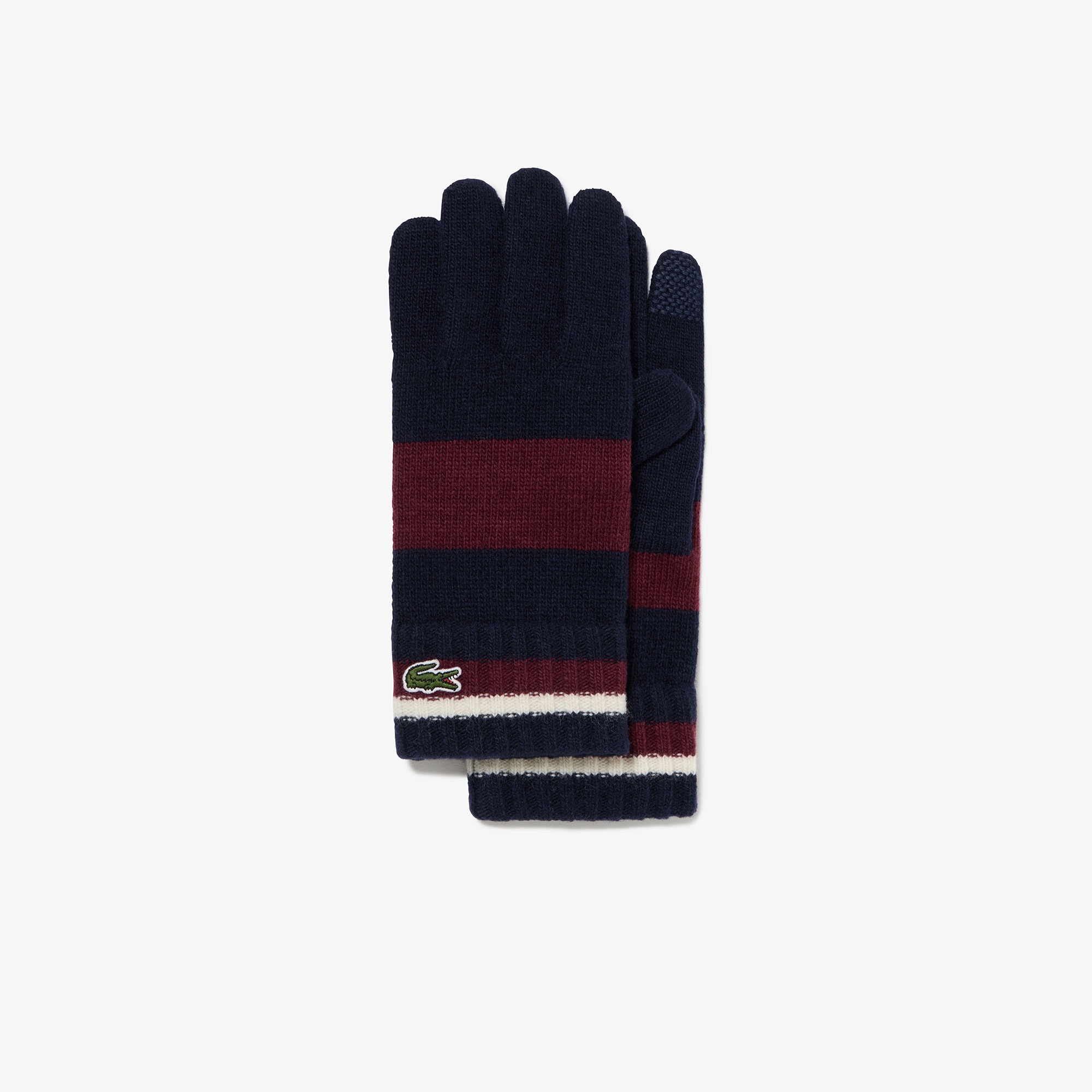 カラーブロックニットグローブ