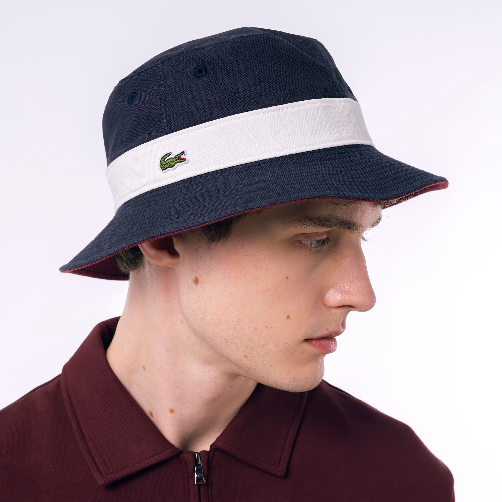 リバーシブルサファリハット