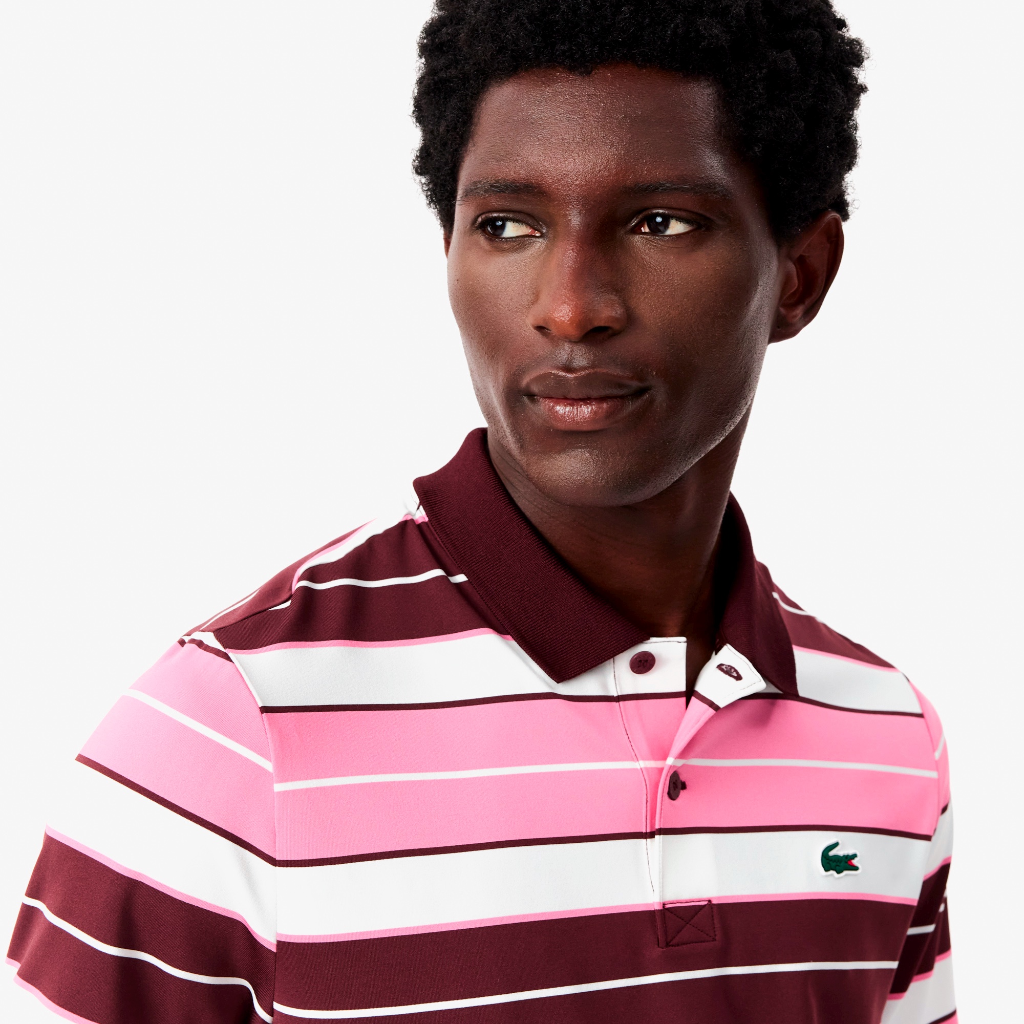 マルチカラーボーダーウルトラドライポロシャツ