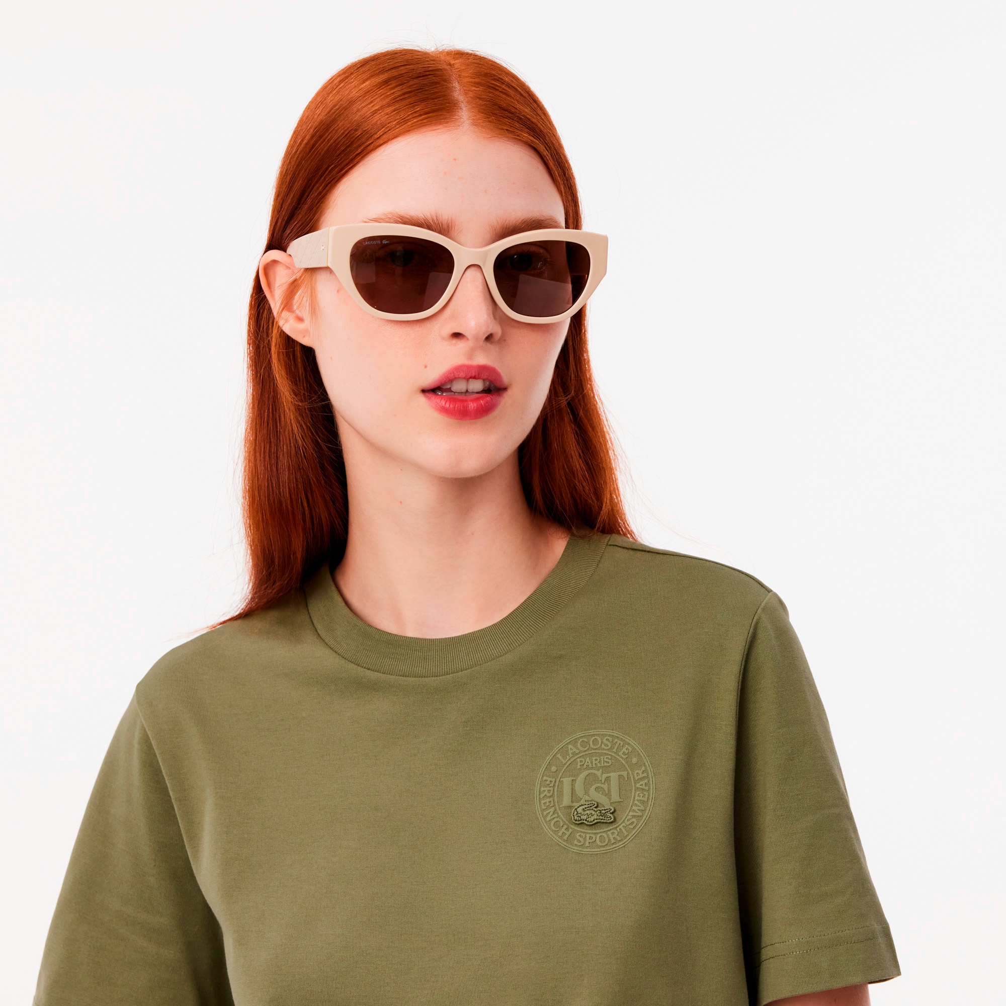 3DサークルロゴプリントTシャツ