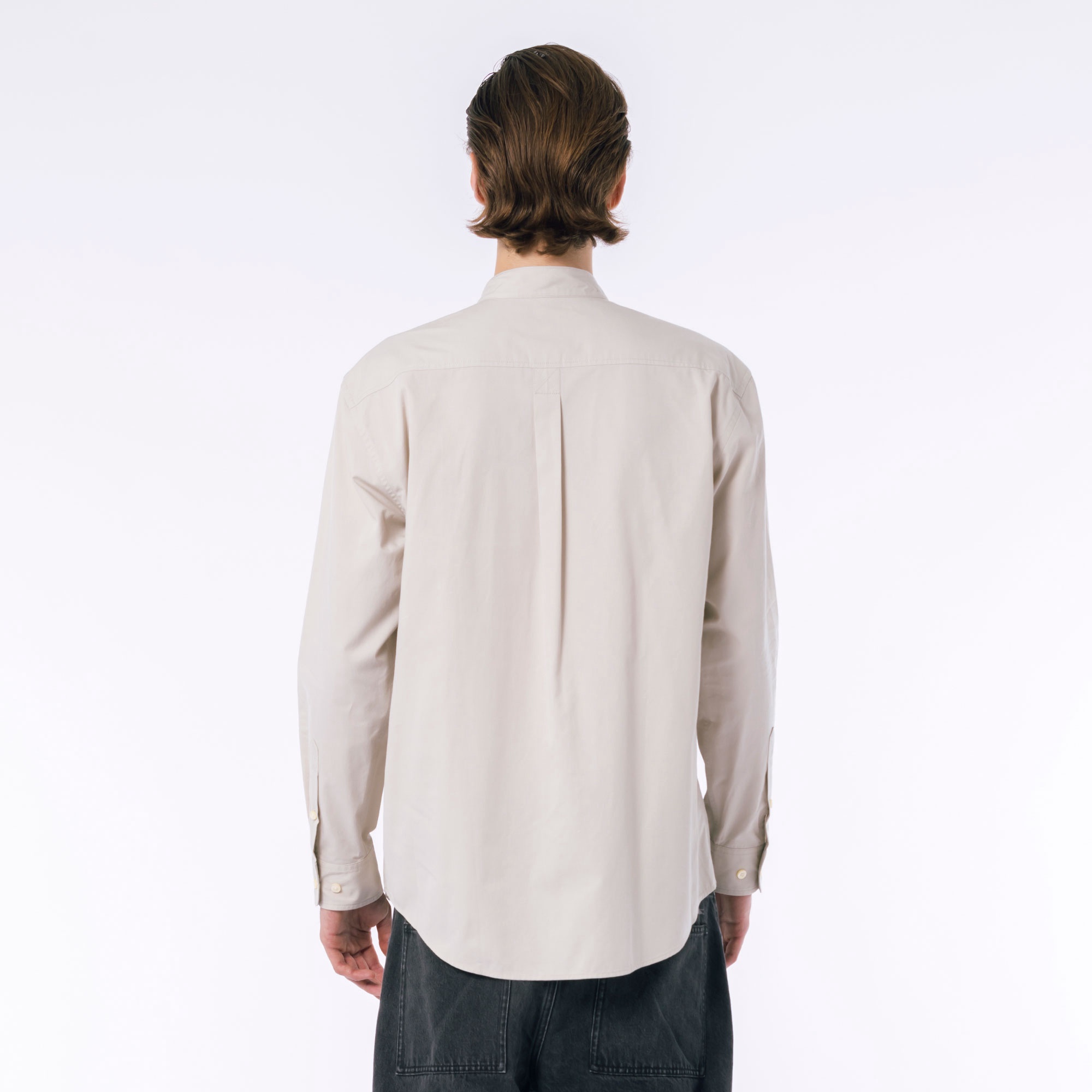 スタンドカラーシャツ