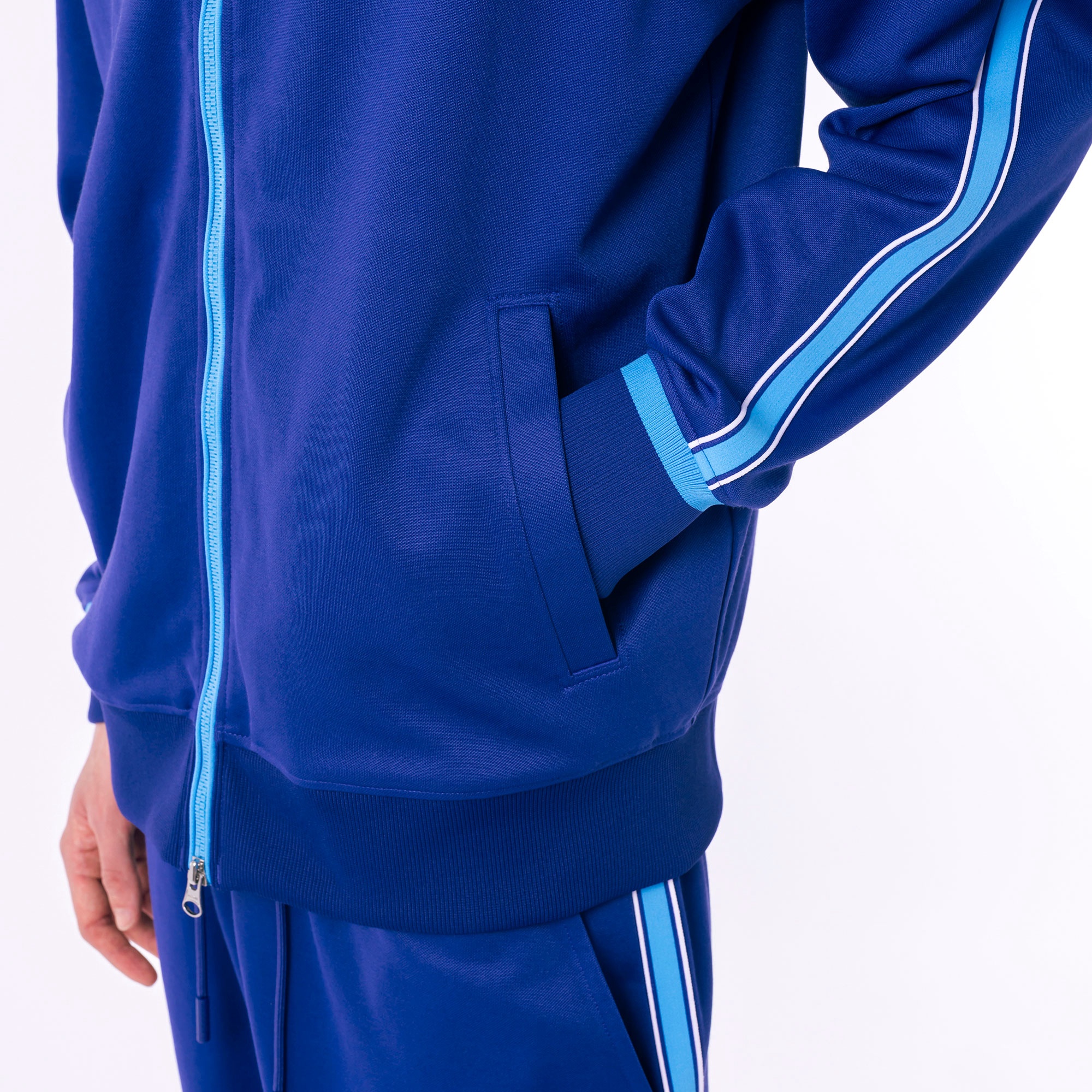 ショルダーラインスウェットトラックジャケット