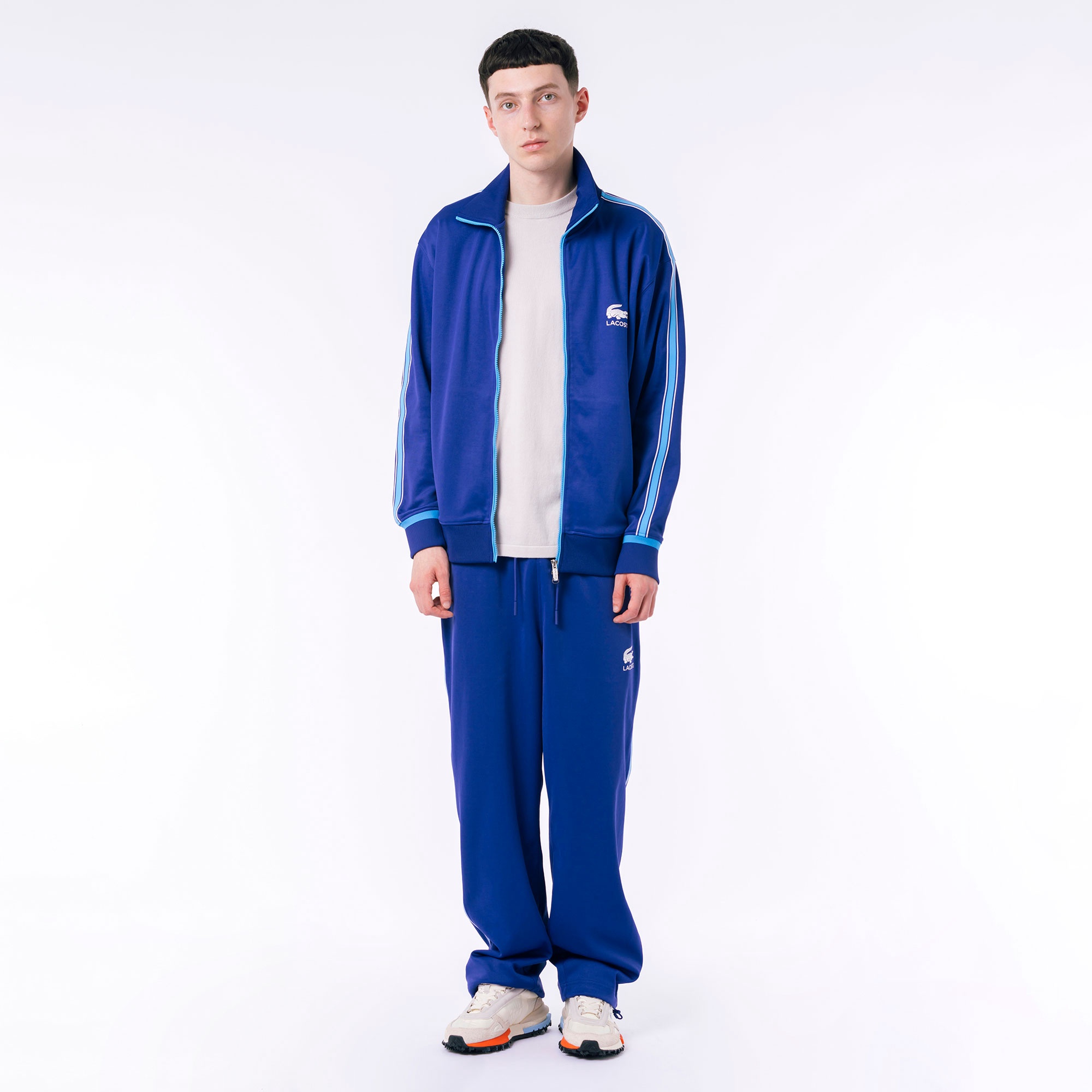 ショルダーラインスウェットトラックジャケット