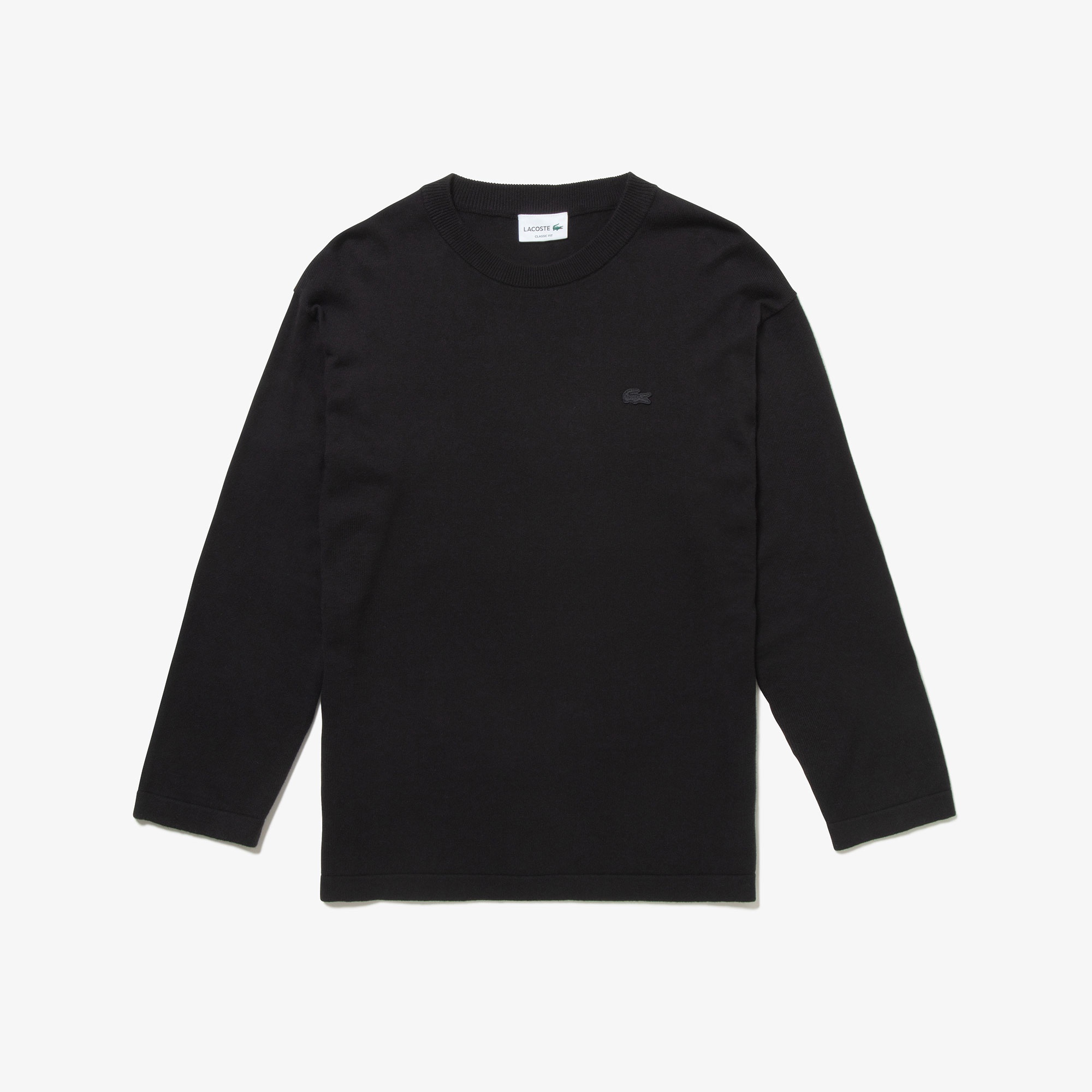 ハイストレッチコットンニット長袖Tシャツ