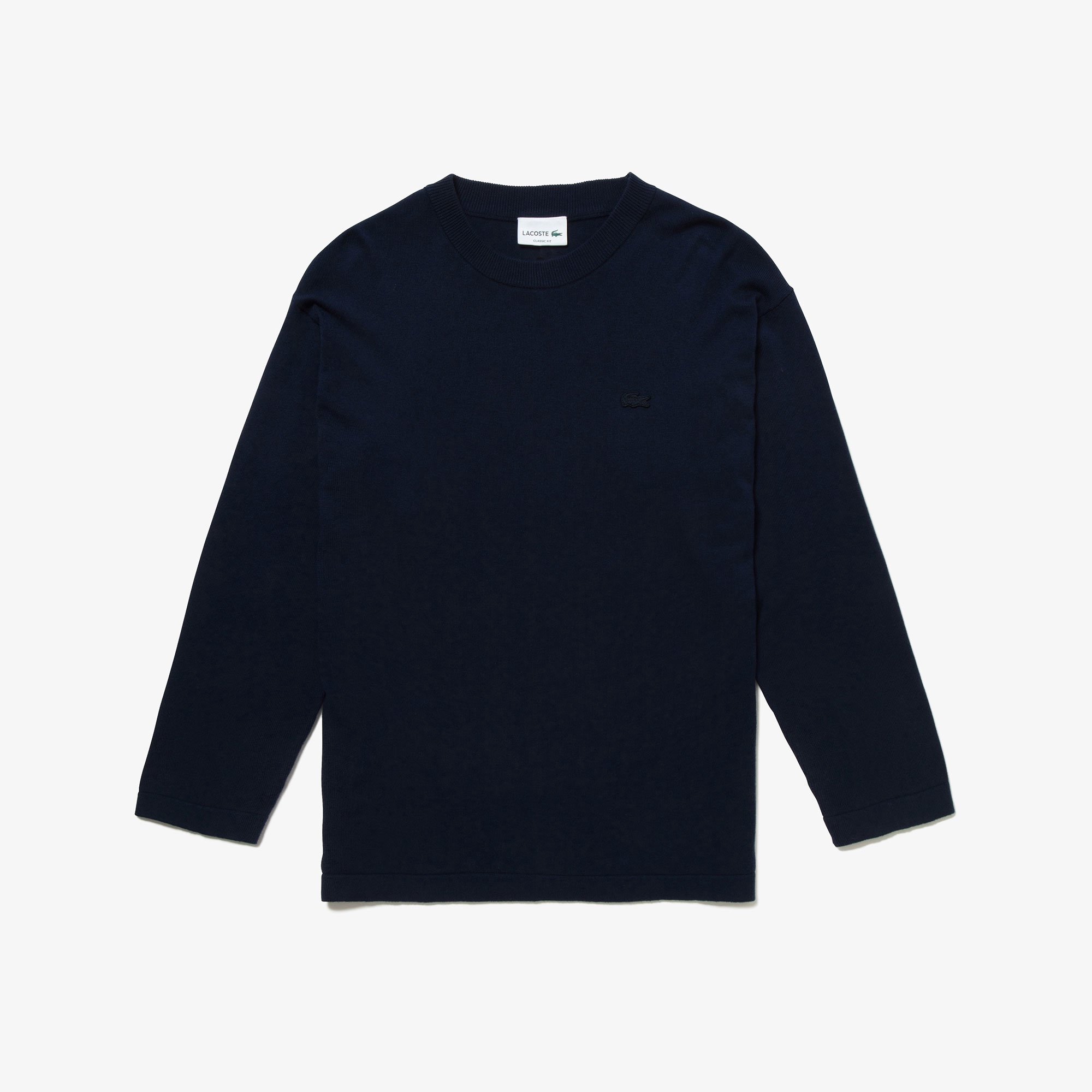 ハイストレッチコットンニット長袖Tシャツ