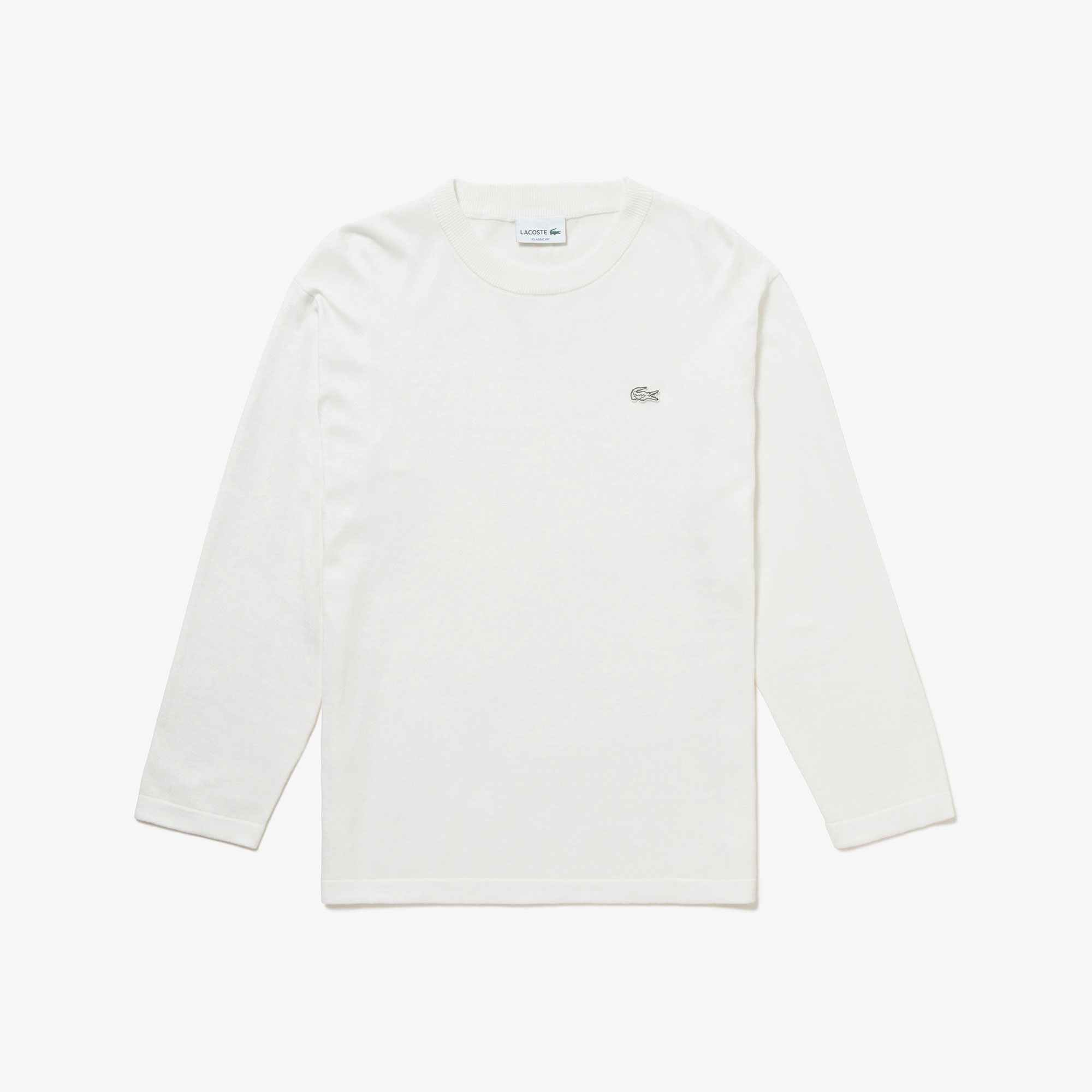 ハイストレッチコットンニット長袖Tシャツ