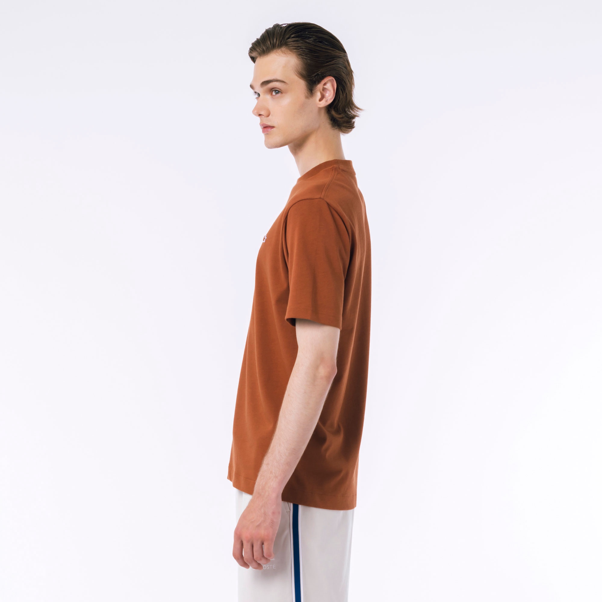 アウトラインクロッククルーネックTシャツ