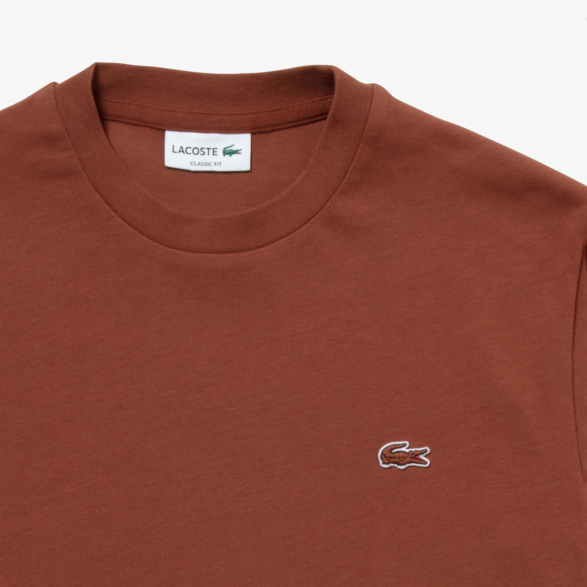 アウトラインクロッククルーネックTシャツ