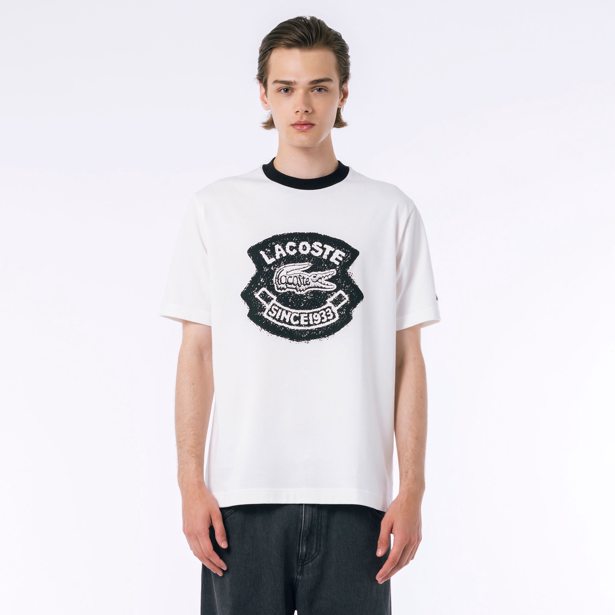ヴィンテージプリントリンガーTシャツ