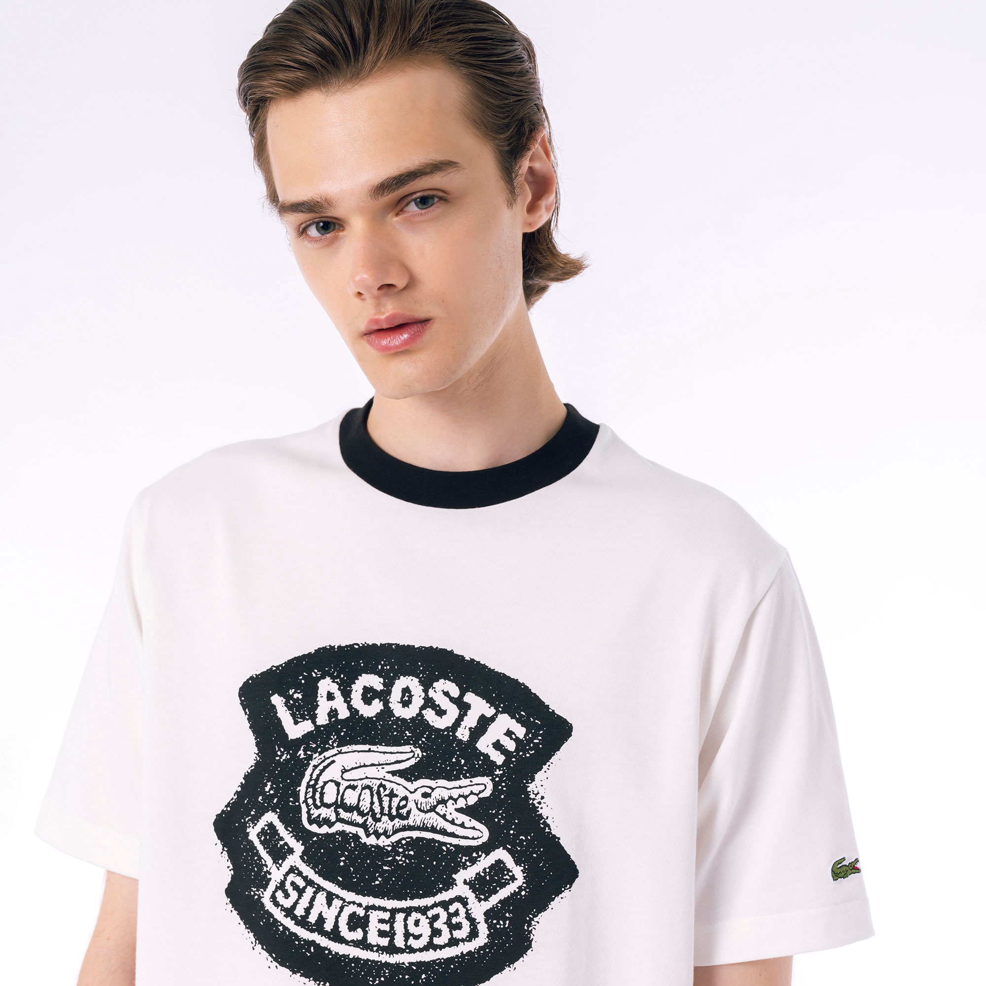 ヴィンテージプリントリンガーTシャツ