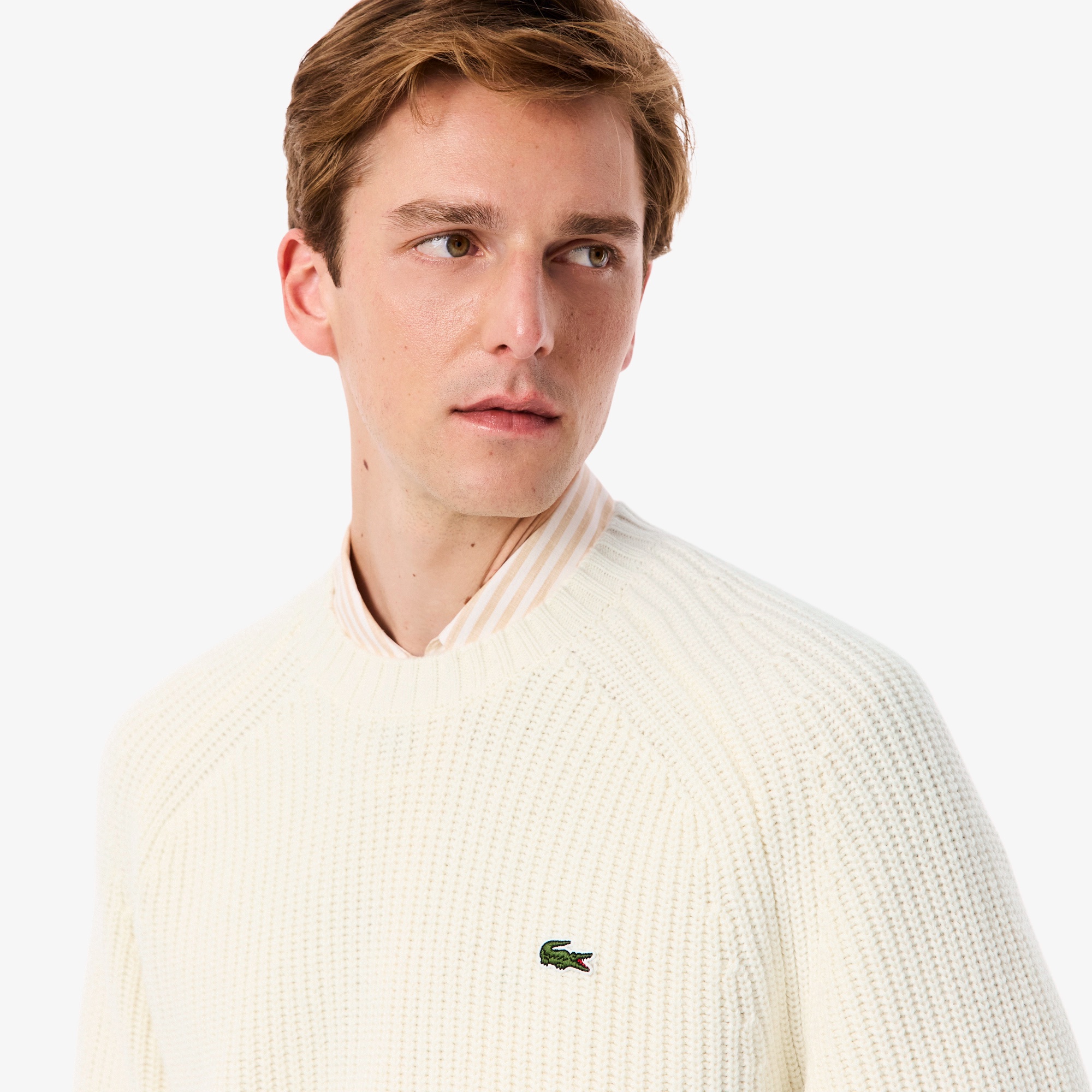 エッセンシャルローゲージニットセーター