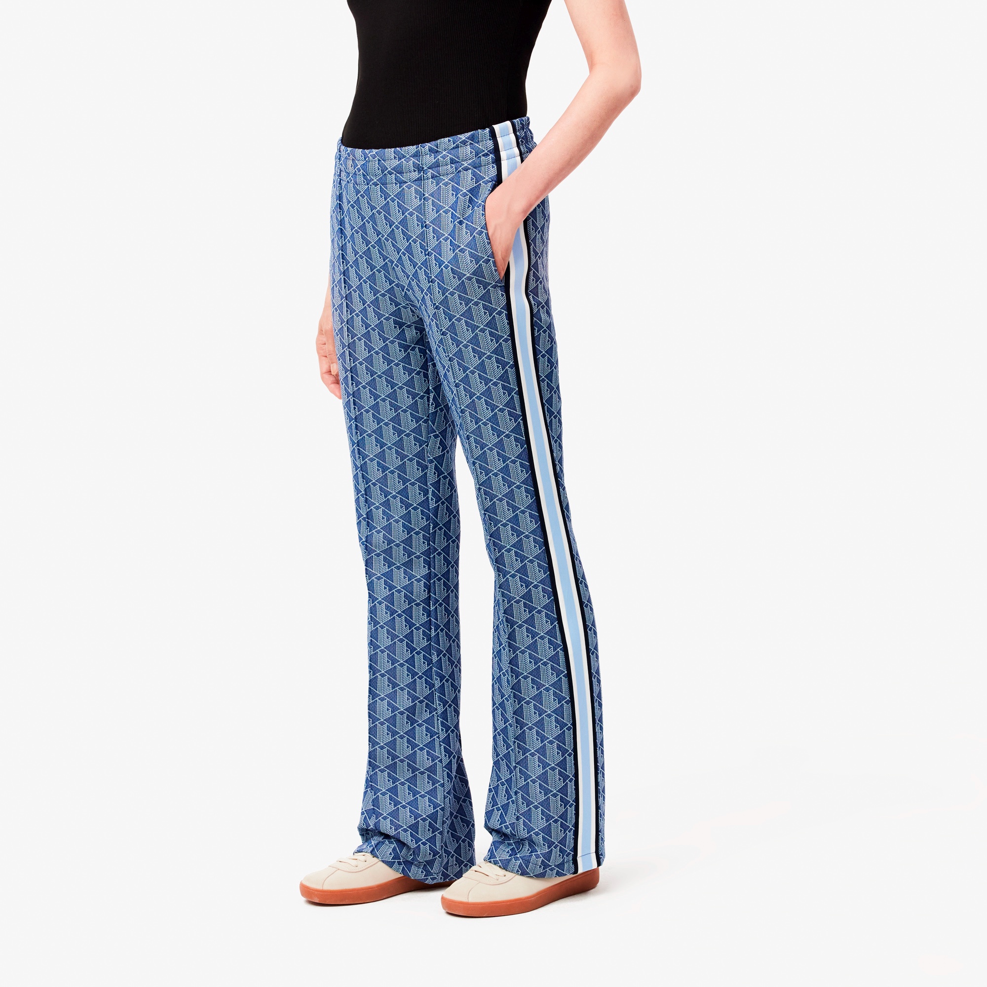 モノグラムジャカードトラックパンツ