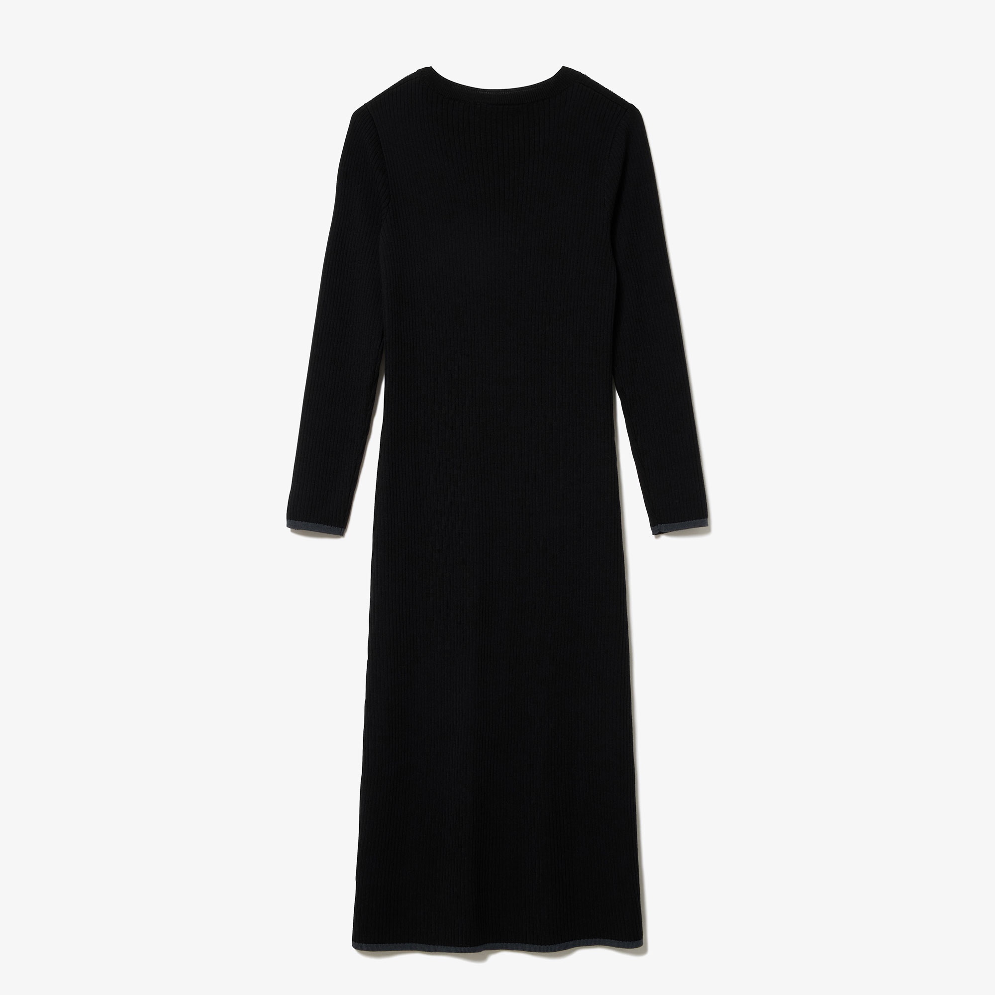 ウールリブニットドレス