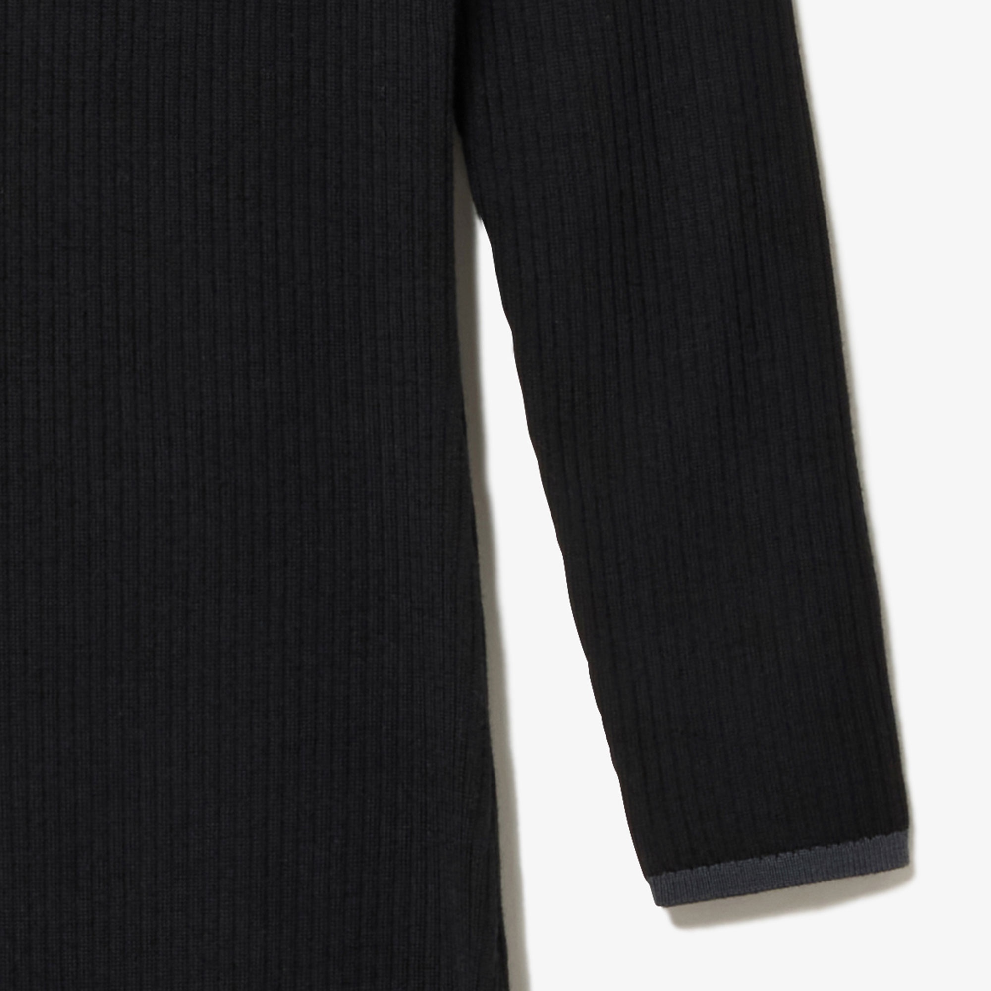 ウールリブニットドレス