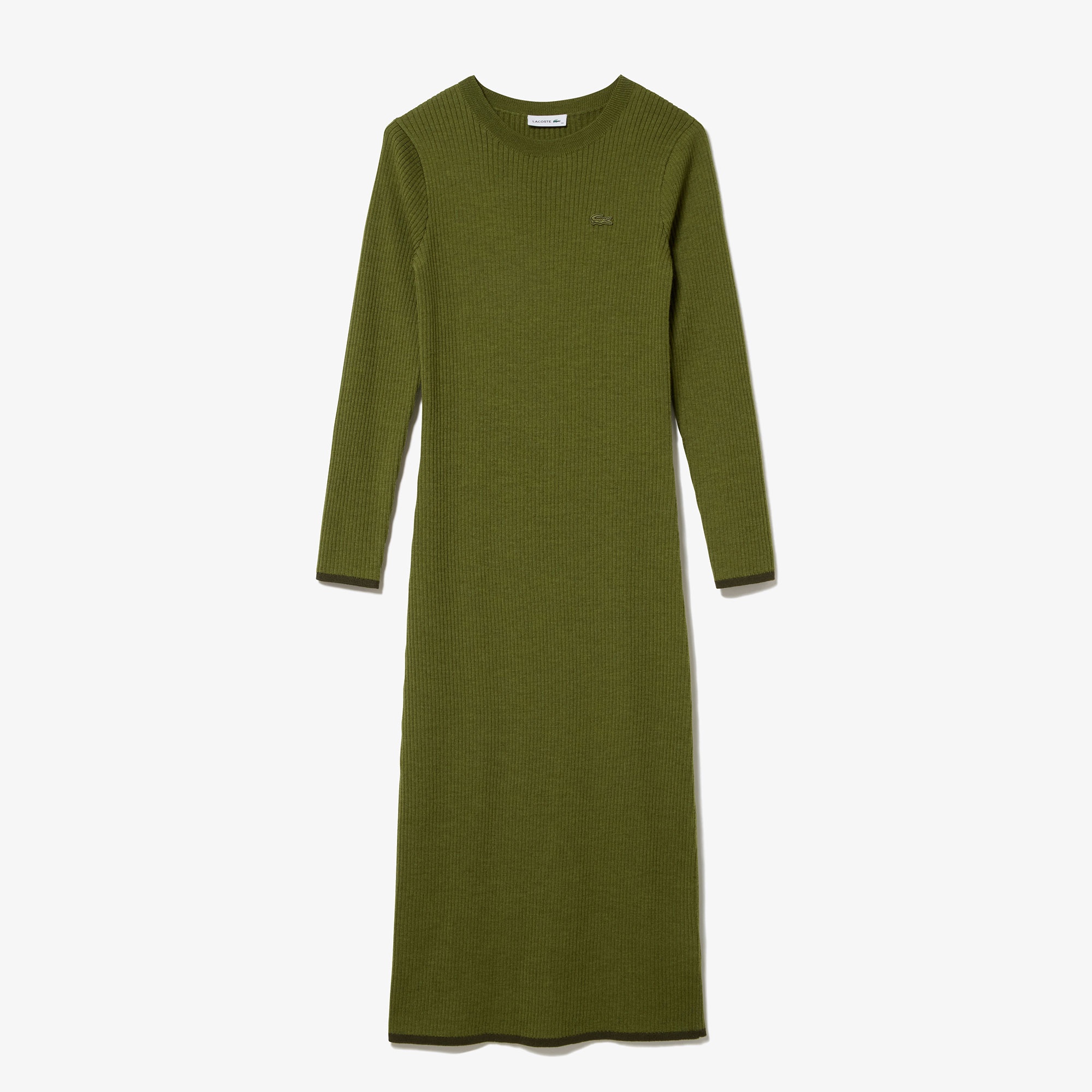 ウールリブニットドレス