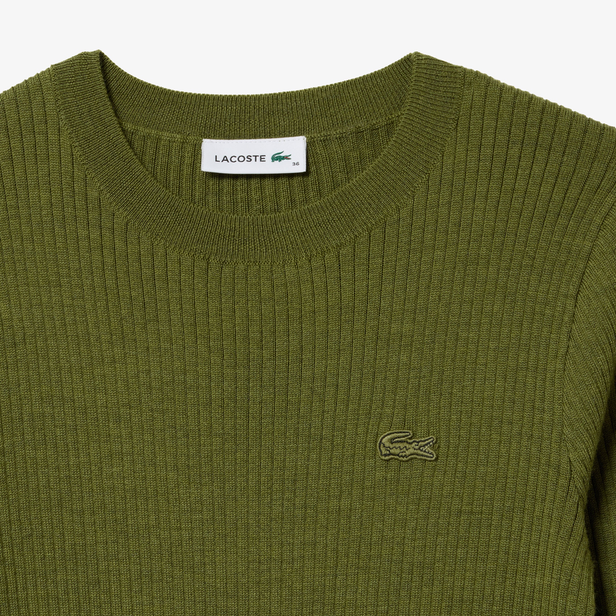 ウールリブニットドレス