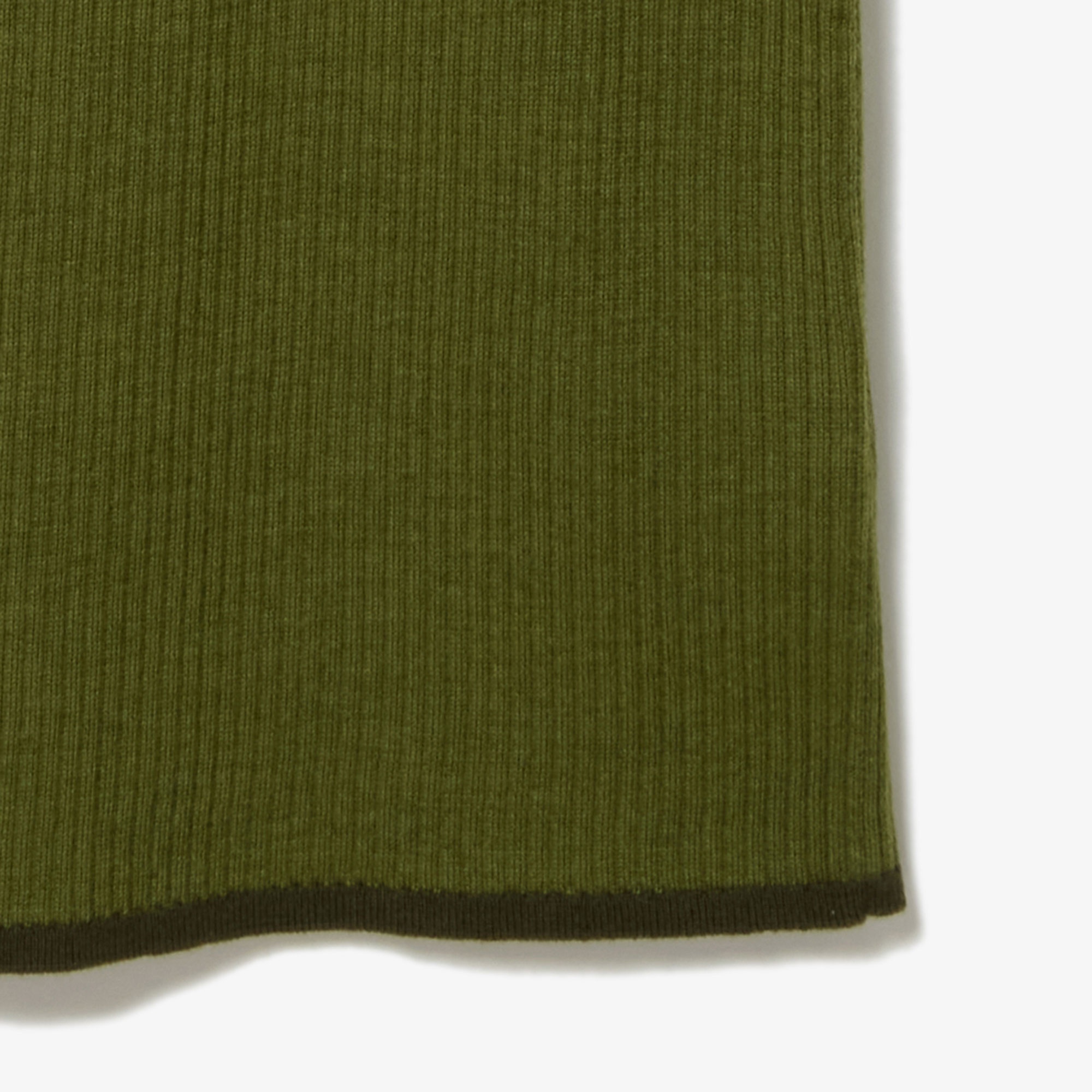 ウールリブニットドレス