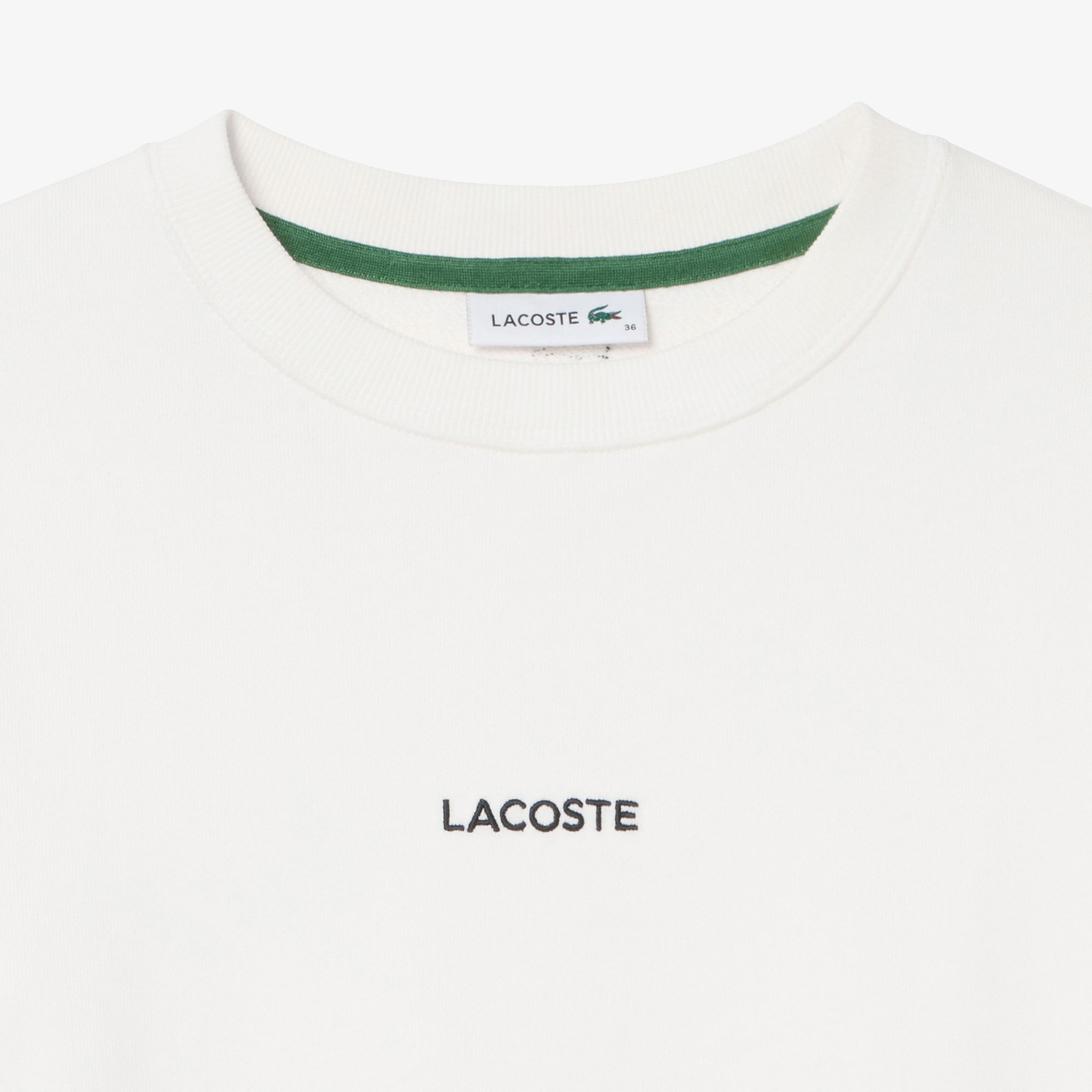 ブランドネームロゴステッチクルーネックスウェット