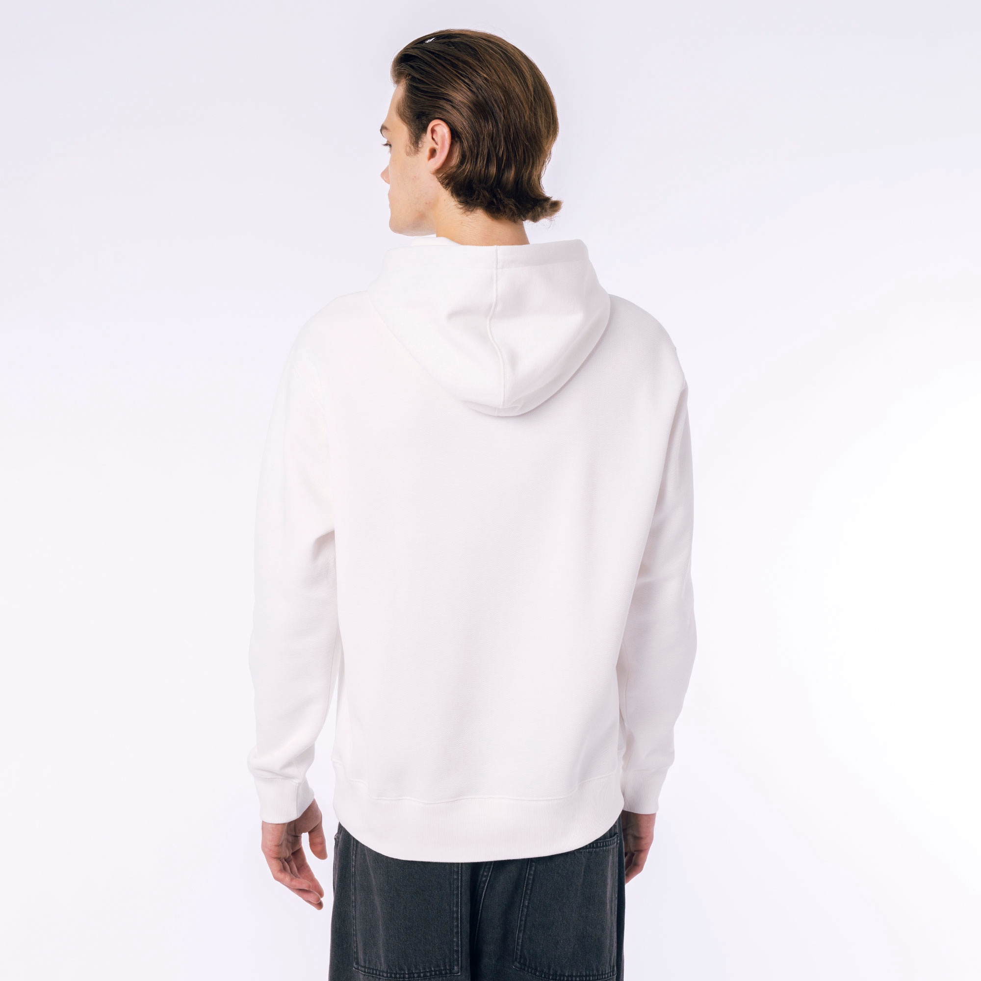 鹿の子ニットワントーンフーディー