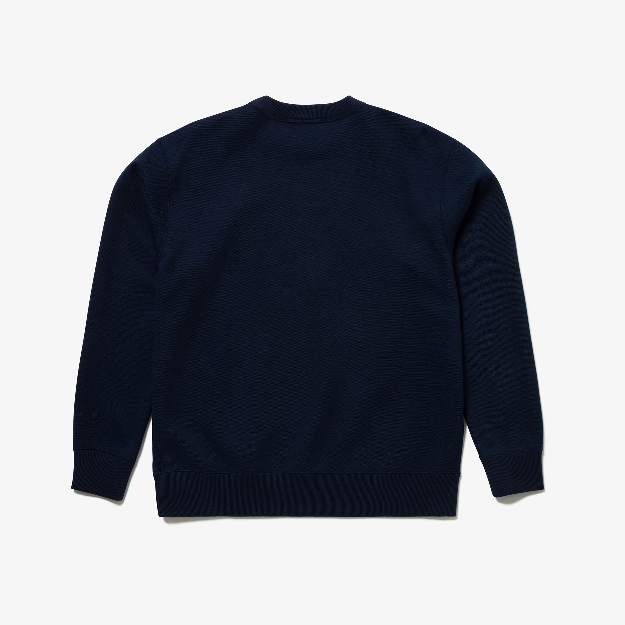 鹿の子ニットワントーンクルーネック