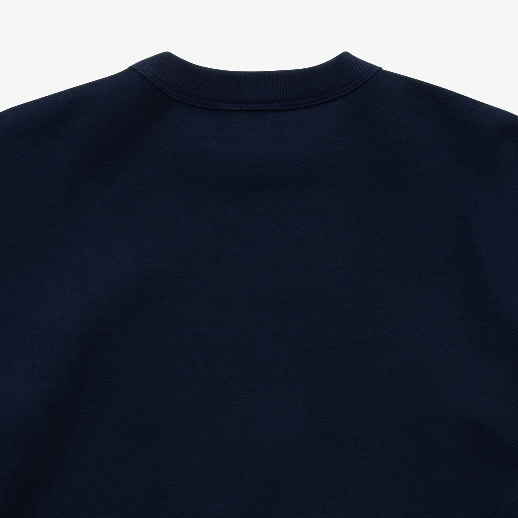 鹿の子ニットワントーンクルーネック