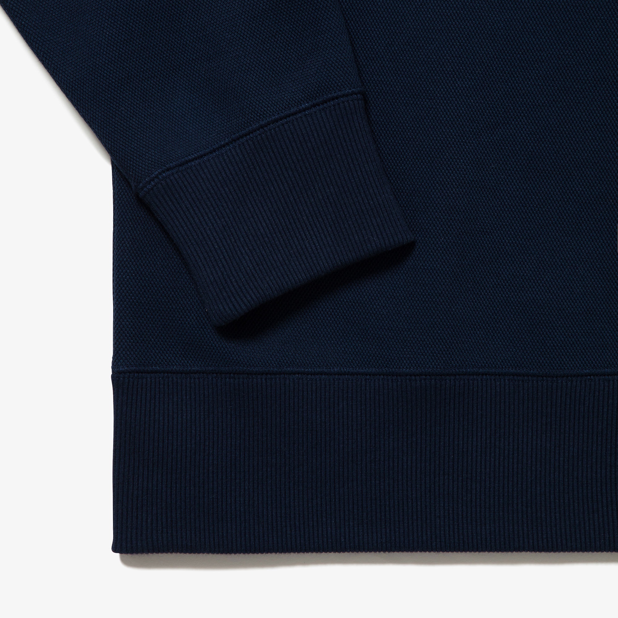 鹿の子ニットワントーンクルーネック