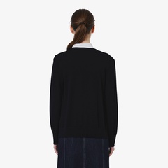 LACOSTE ブラックカーディガン US L LACOSTE｜ラコステのカーディガン/ボレロ（ブラック/黒色系