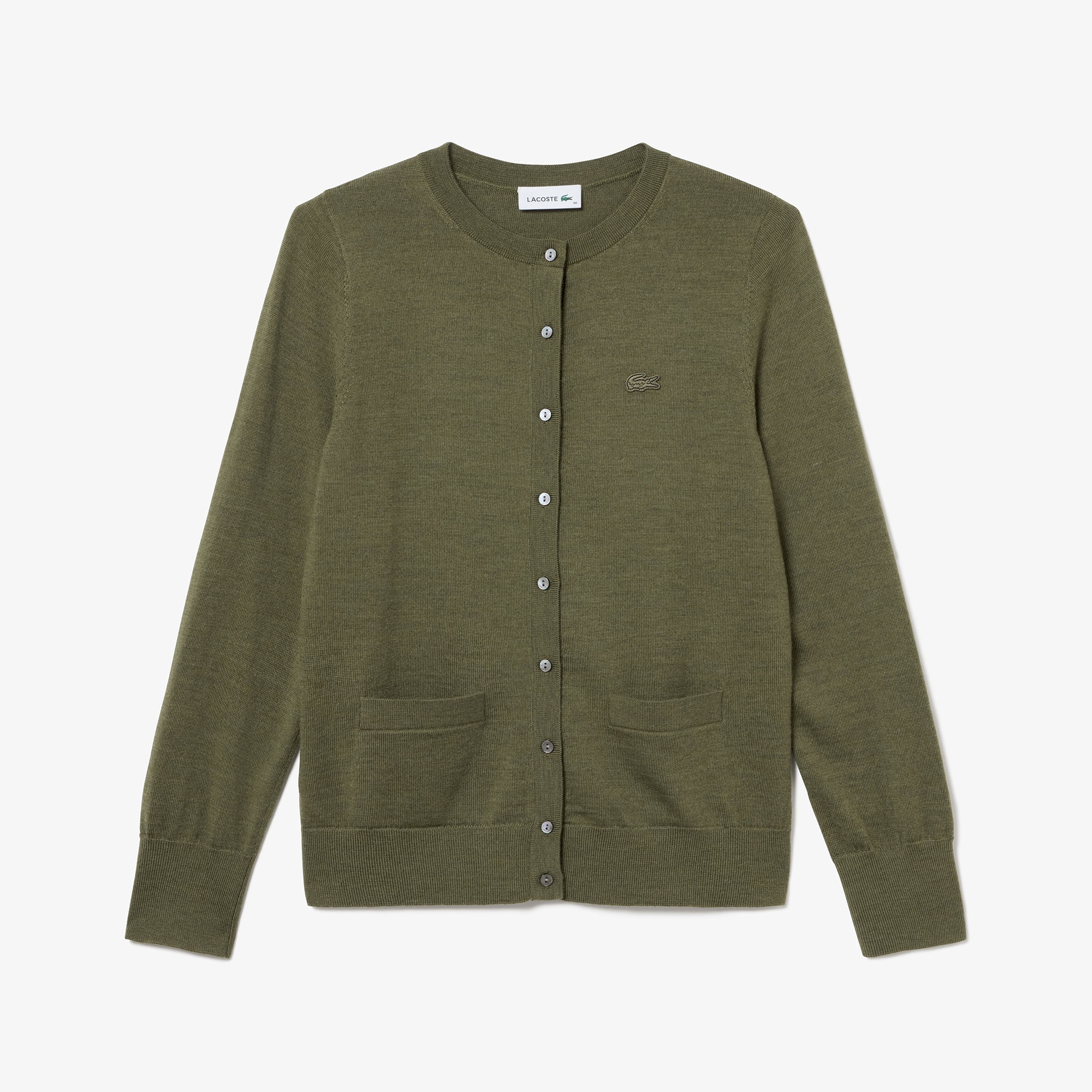 ウォッシャブルウールニットカーディガン