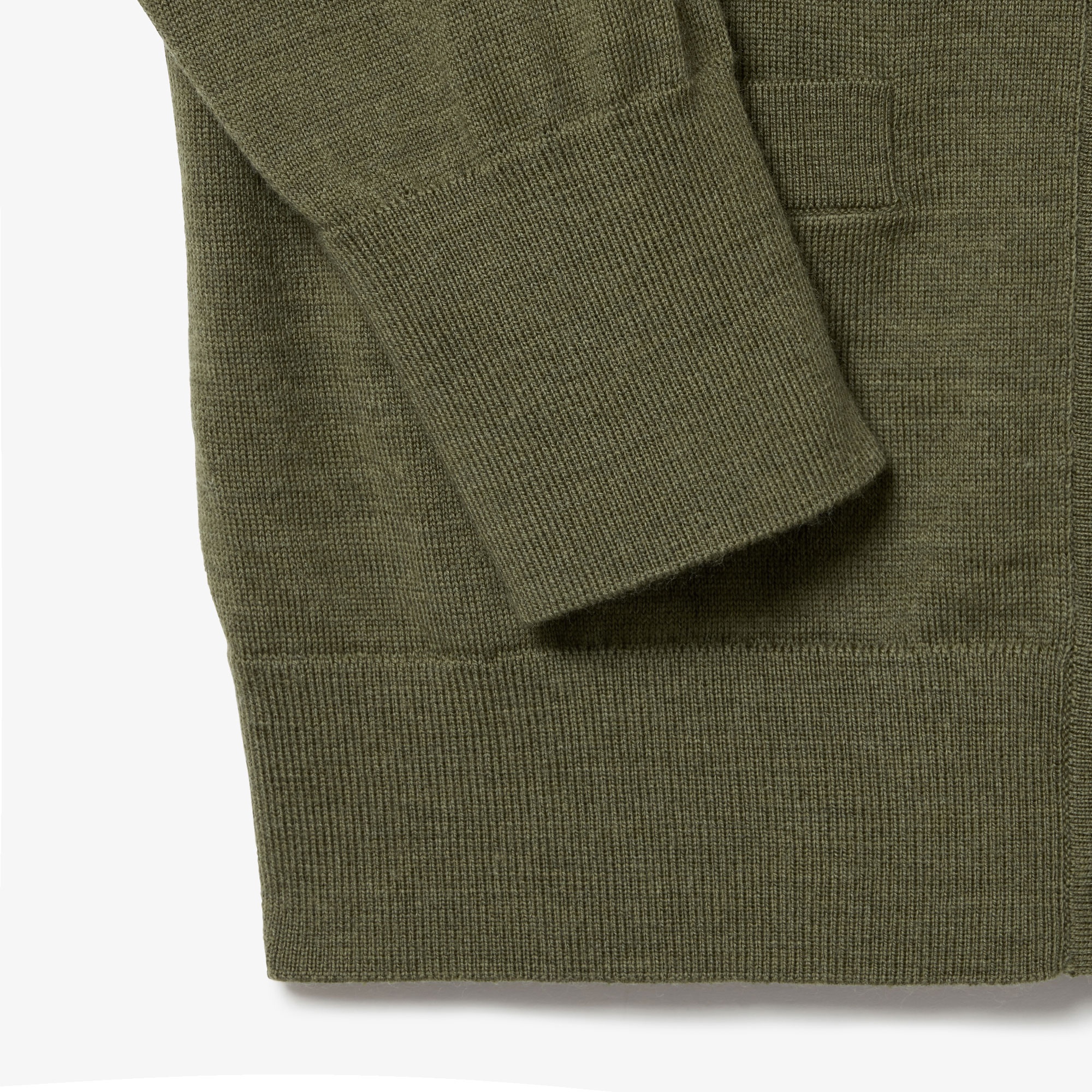 ウォッシャブルウールニットカーディガン