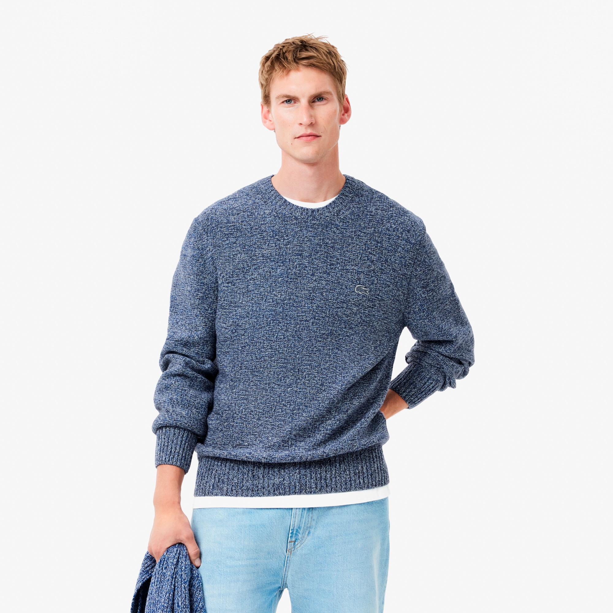 エッセンシャルメランジェニットセーター