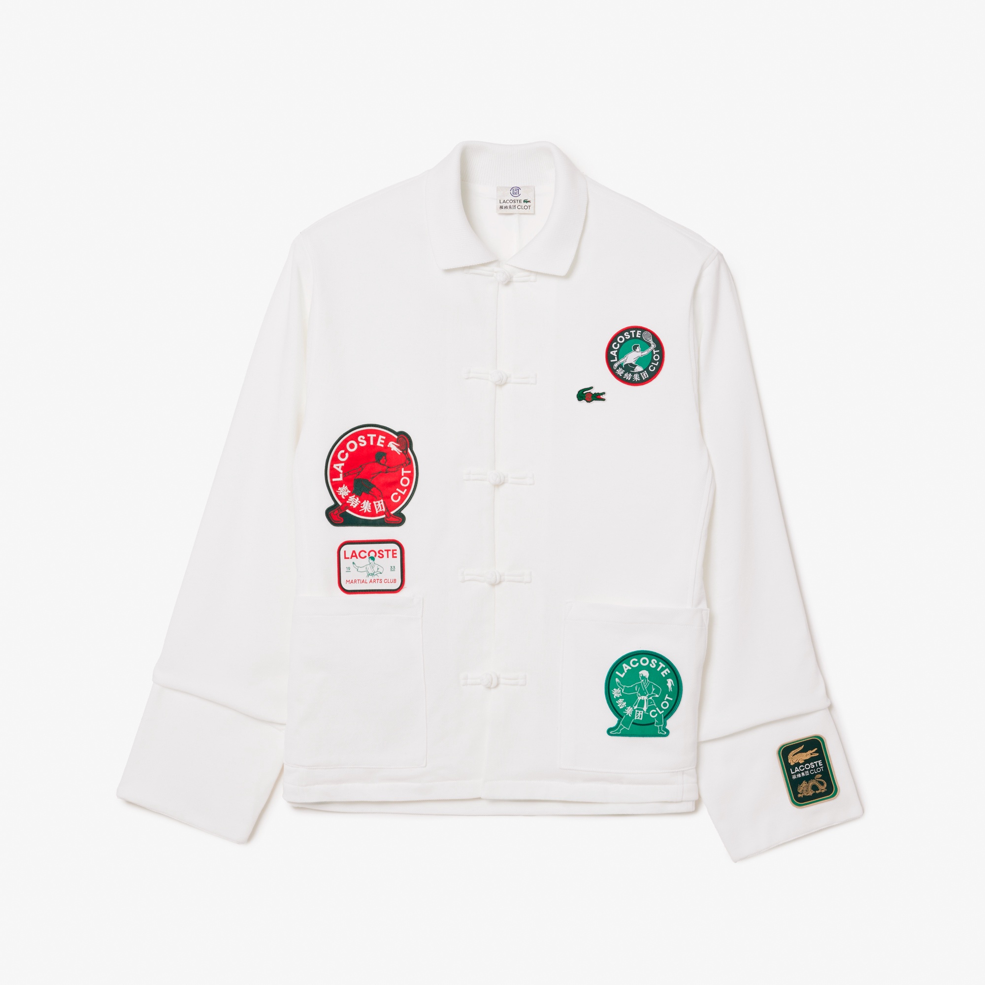『Lacoste x CLOT』チャイナシャツ