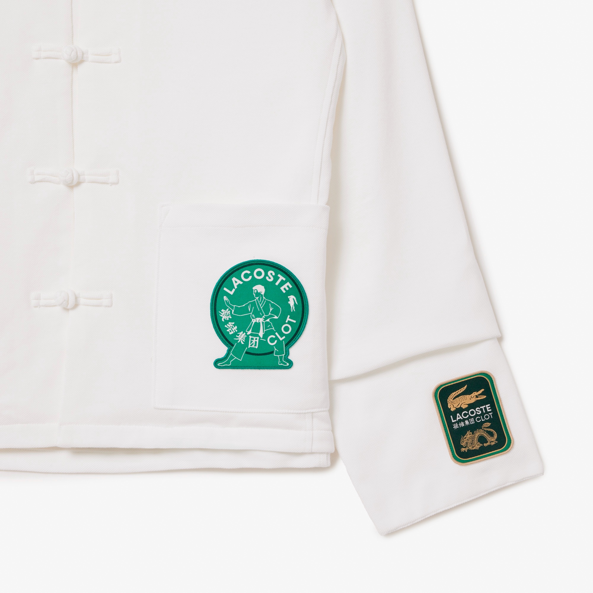 『Lacoste x CLOT』チャイナシャツ