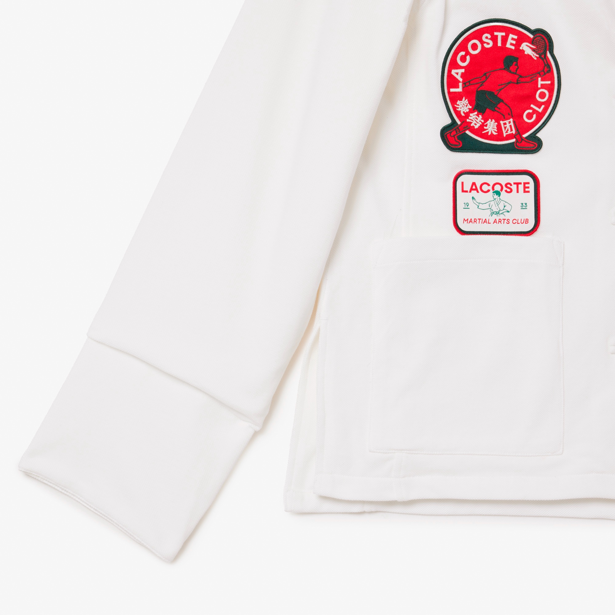 『Lacoste x CLOT』チャイナシャツ