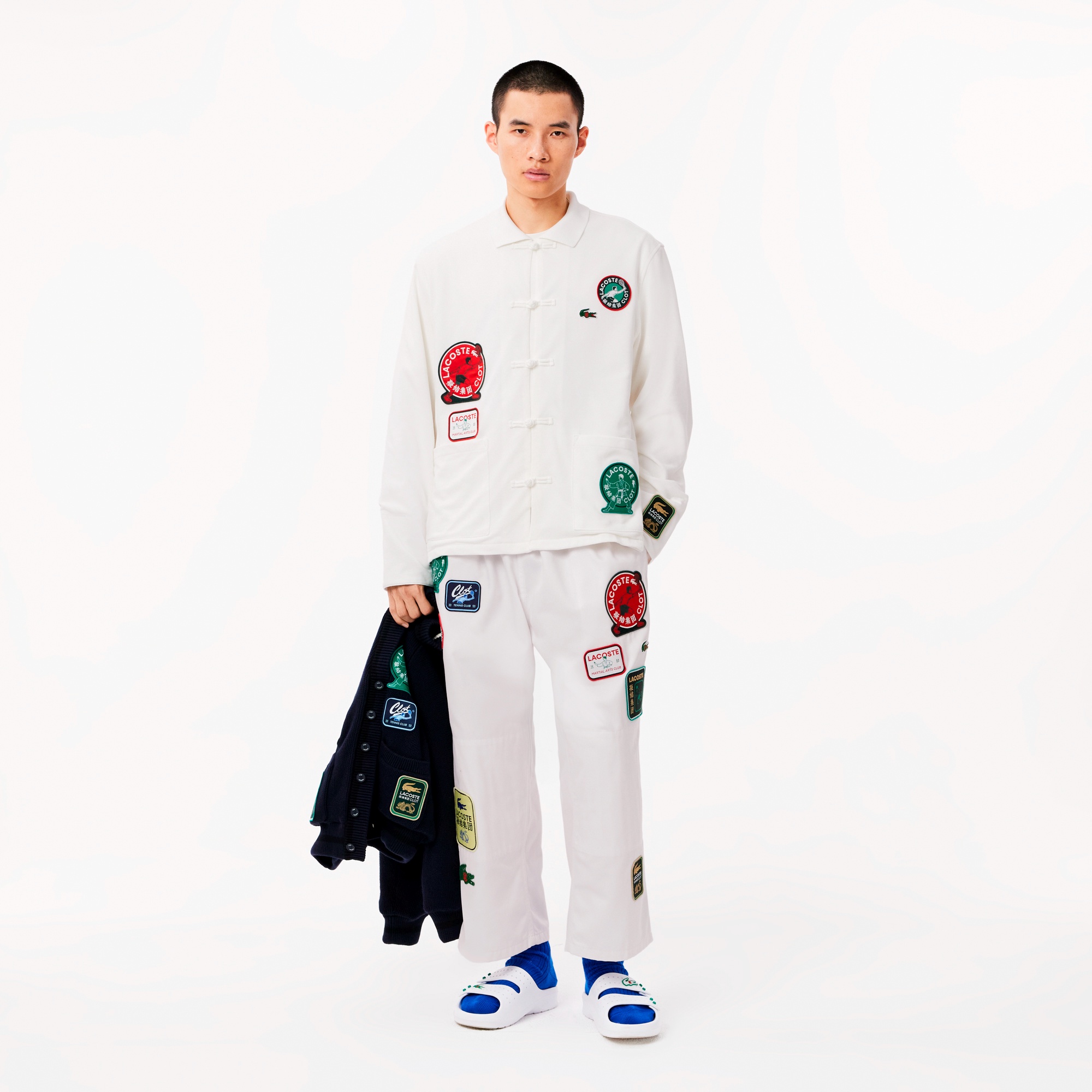 『Lacoste x CLOT』チャイナシャツ