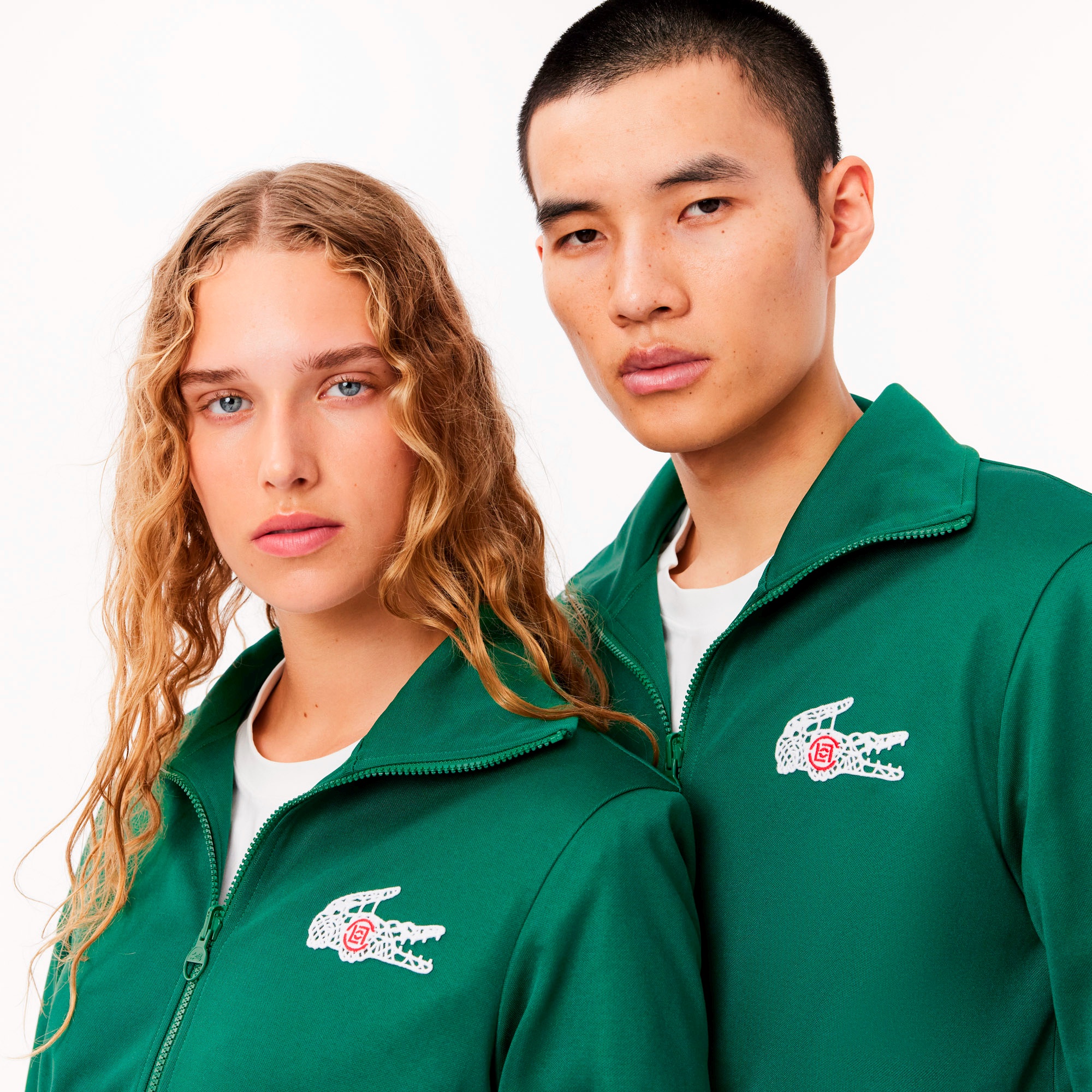 『Lacoste x CLOT』トラックジャケット