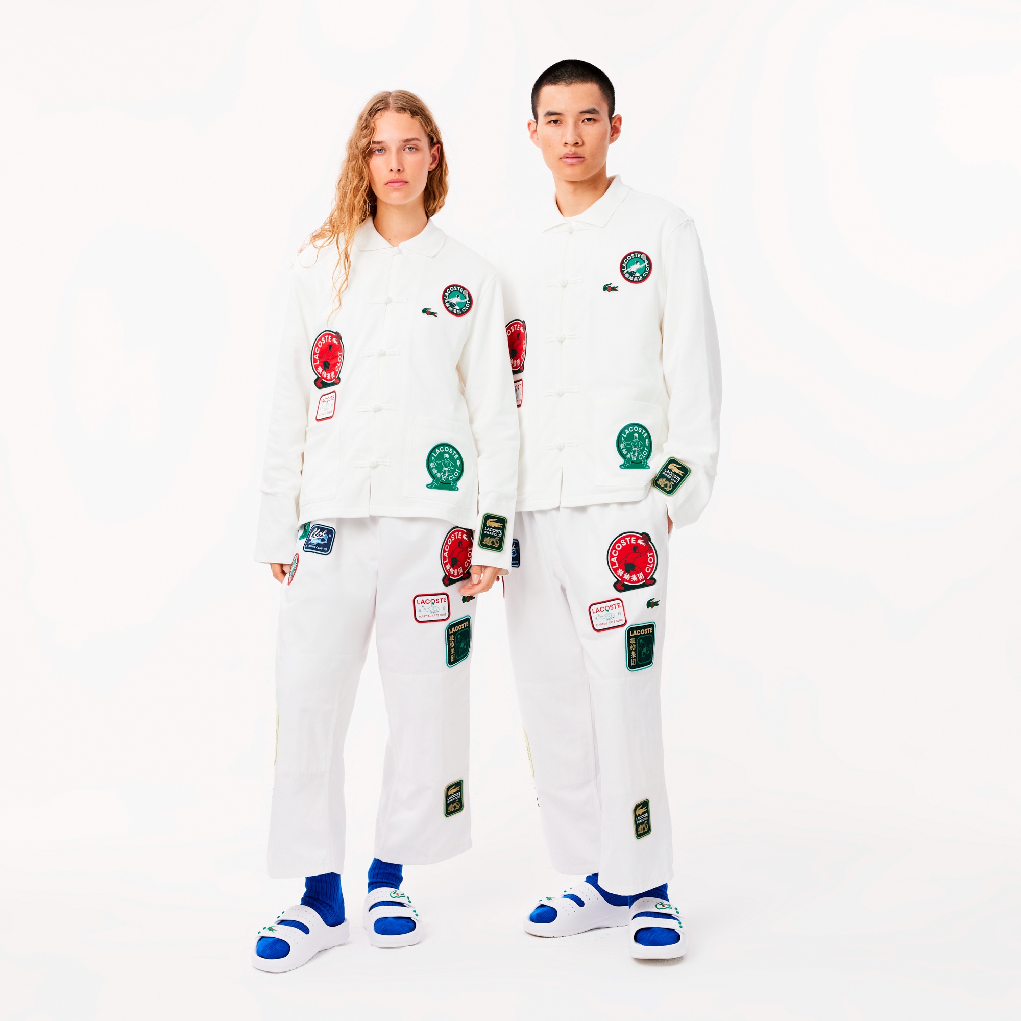 『Lacoste x CLOT』カンフーパンツ