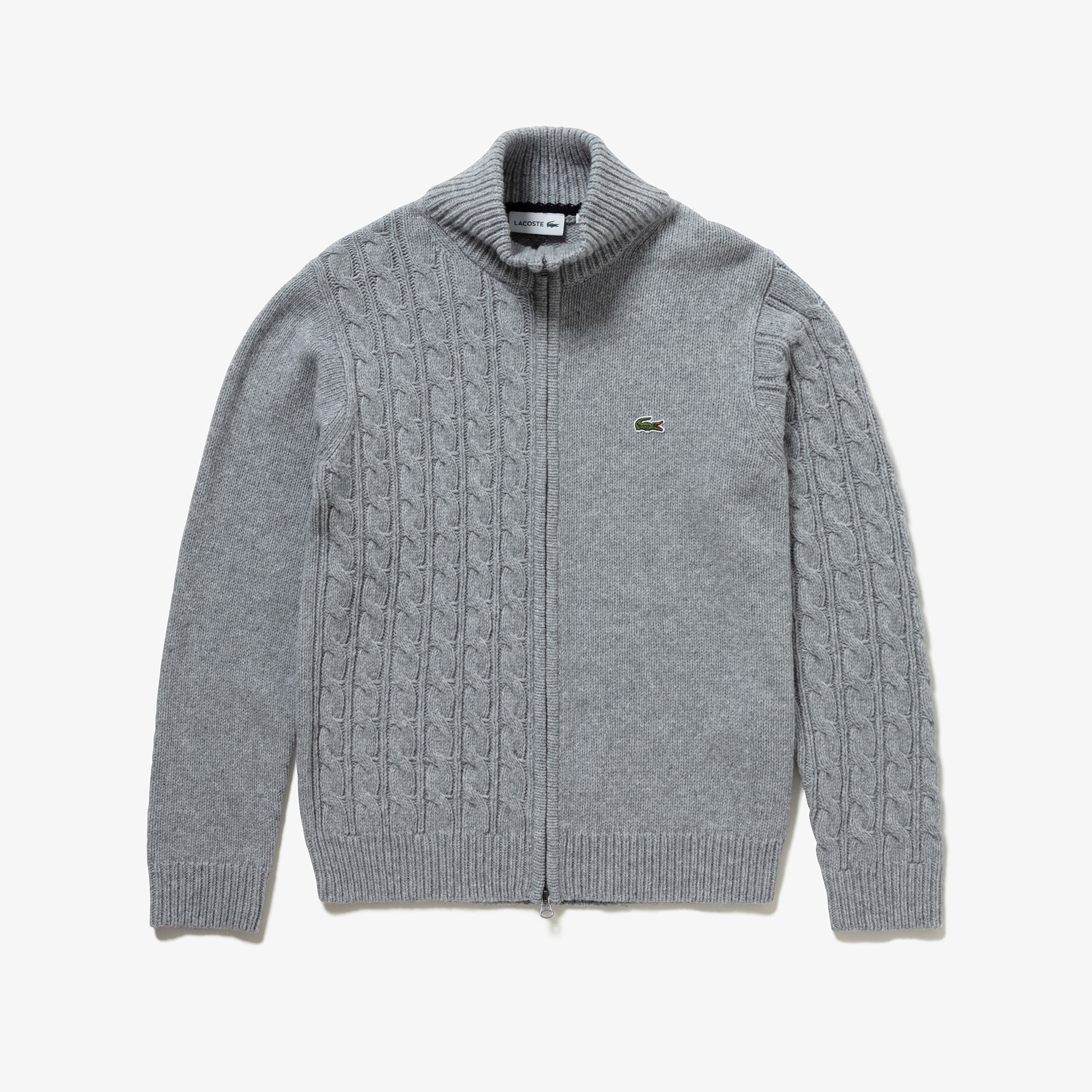 クレイジーニッティングハイネックジップカーディガン