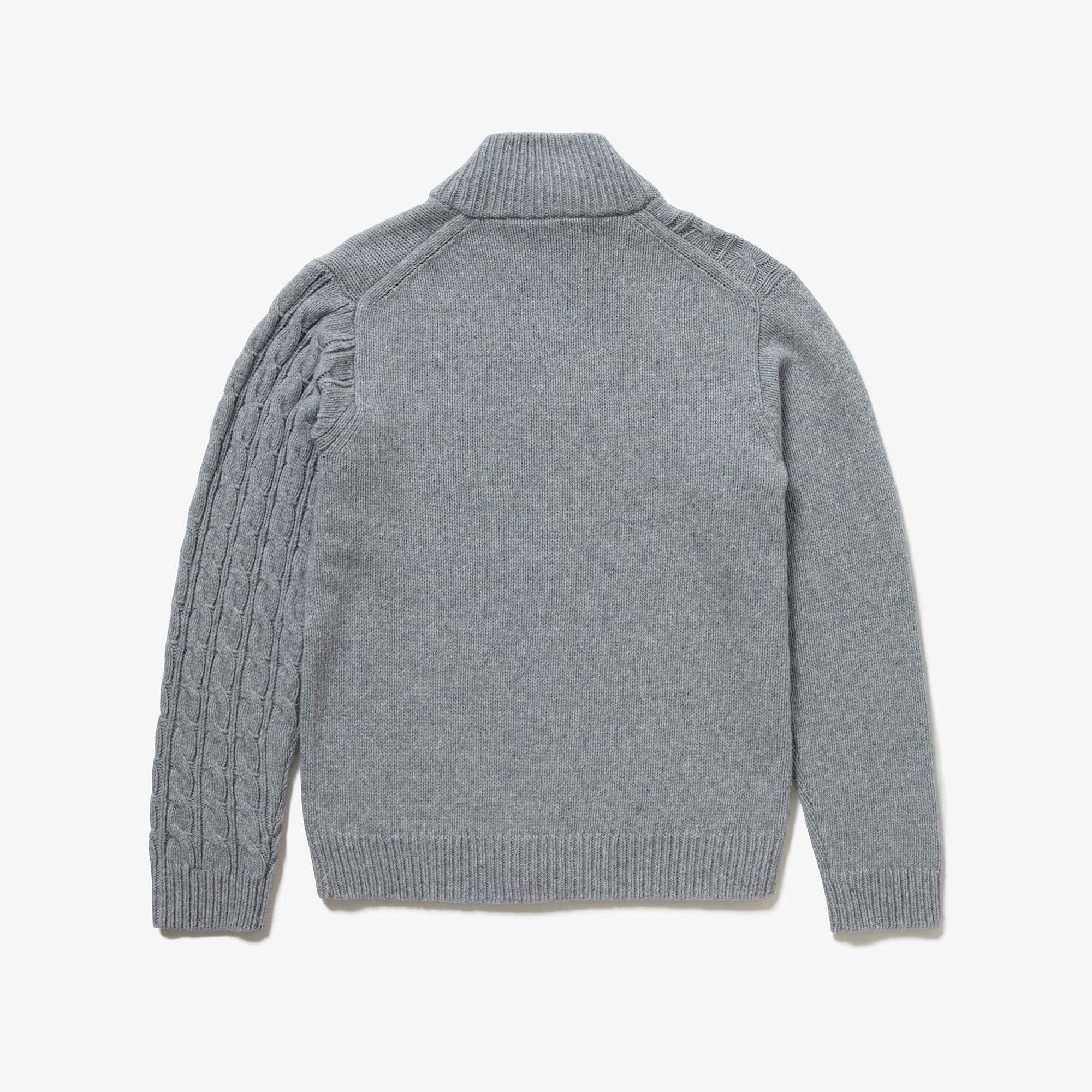 クレイジーニッティングハイネックジップカーディガン