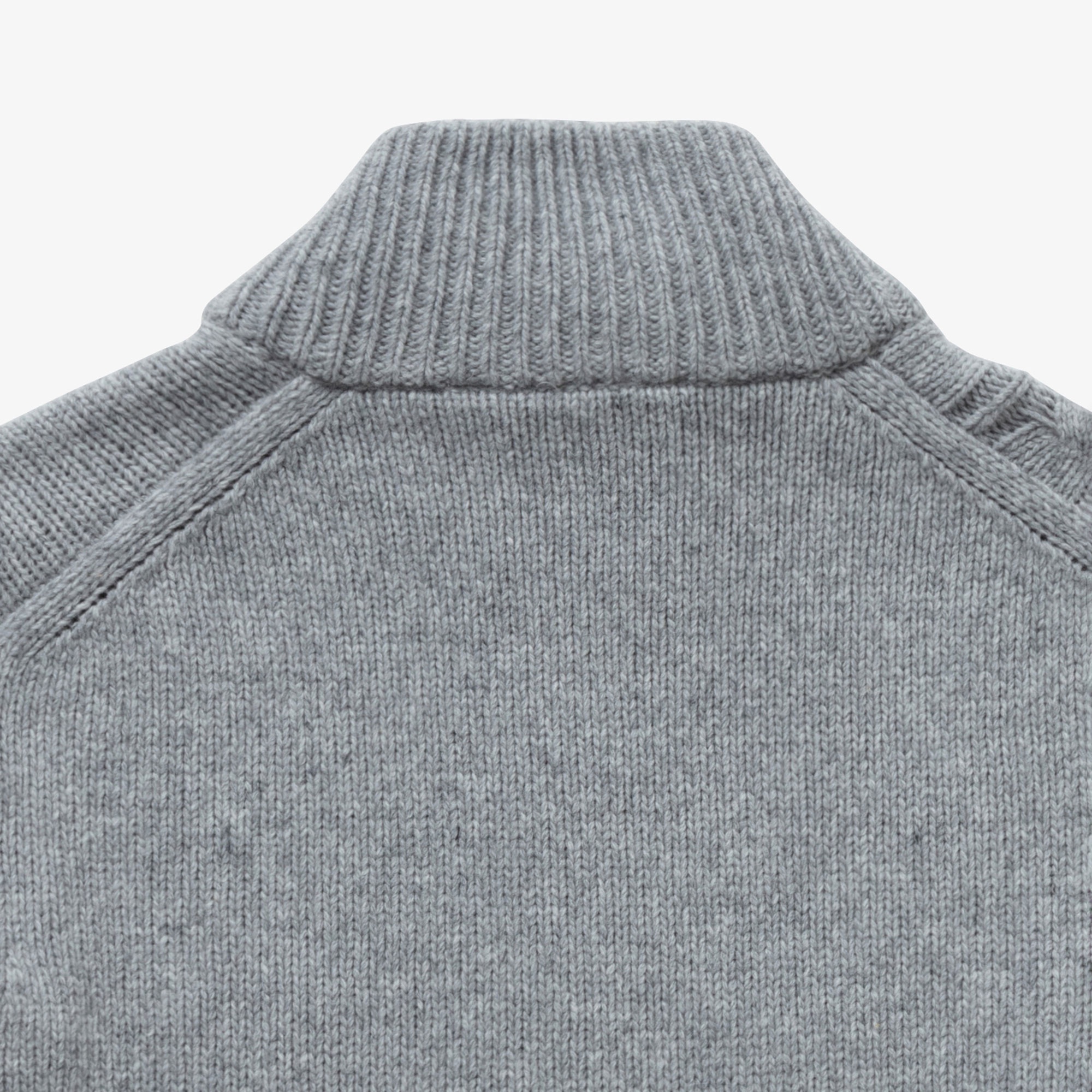 クレイジーニッティングハイネックジップカーディガン