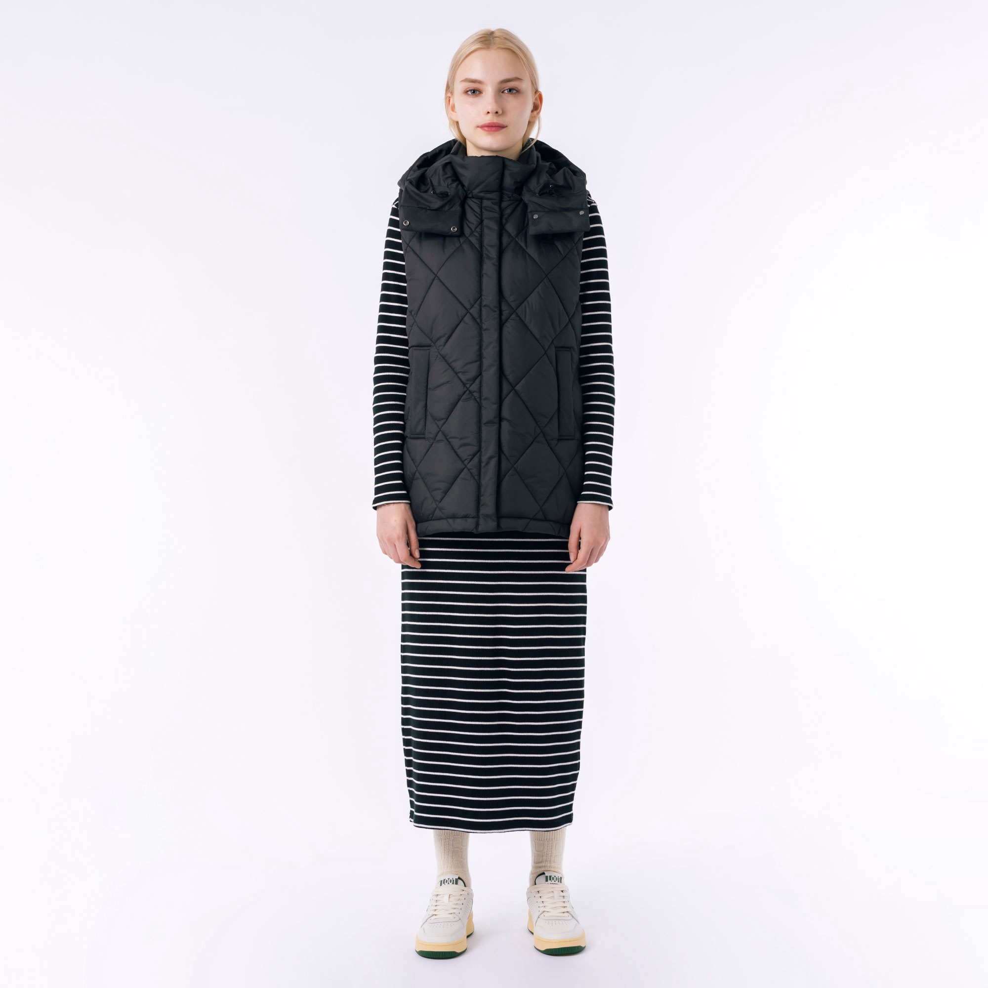 撥水キルティングベスト